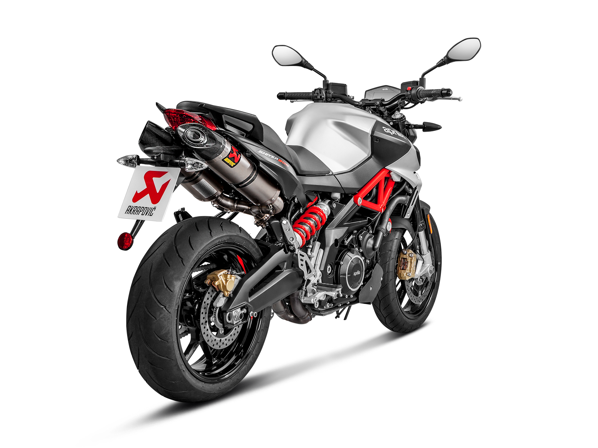 AKRAPOVIC TERMINALE TITANIO APRILIA SHIVER 900 2017-20 - AKRAPOVIC immagine 3