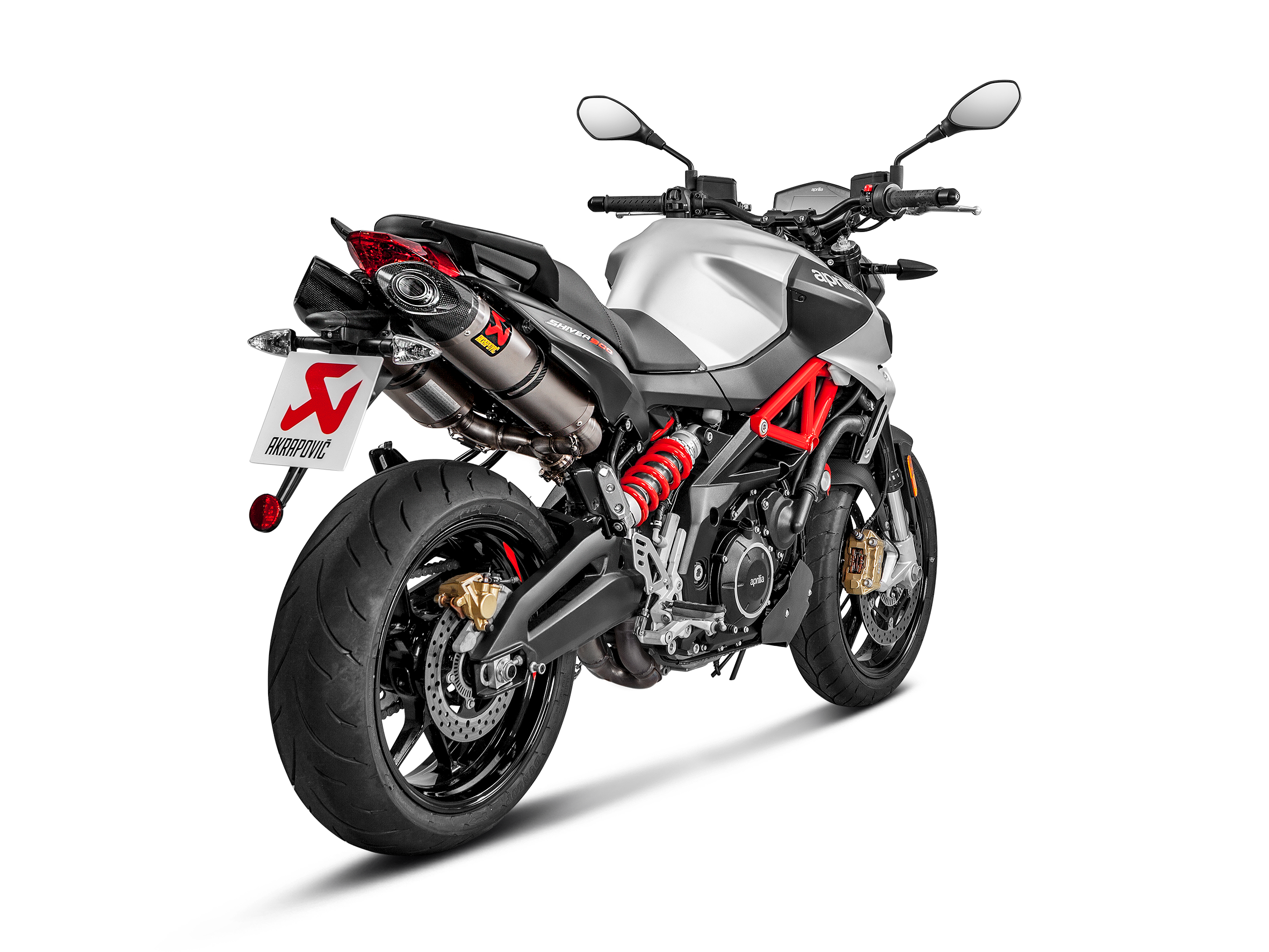 AKRAPOVIC TERMINALE TITANIO APRILIA SHIVER 900 2017-20 - AKRAPOVIC immagine 3