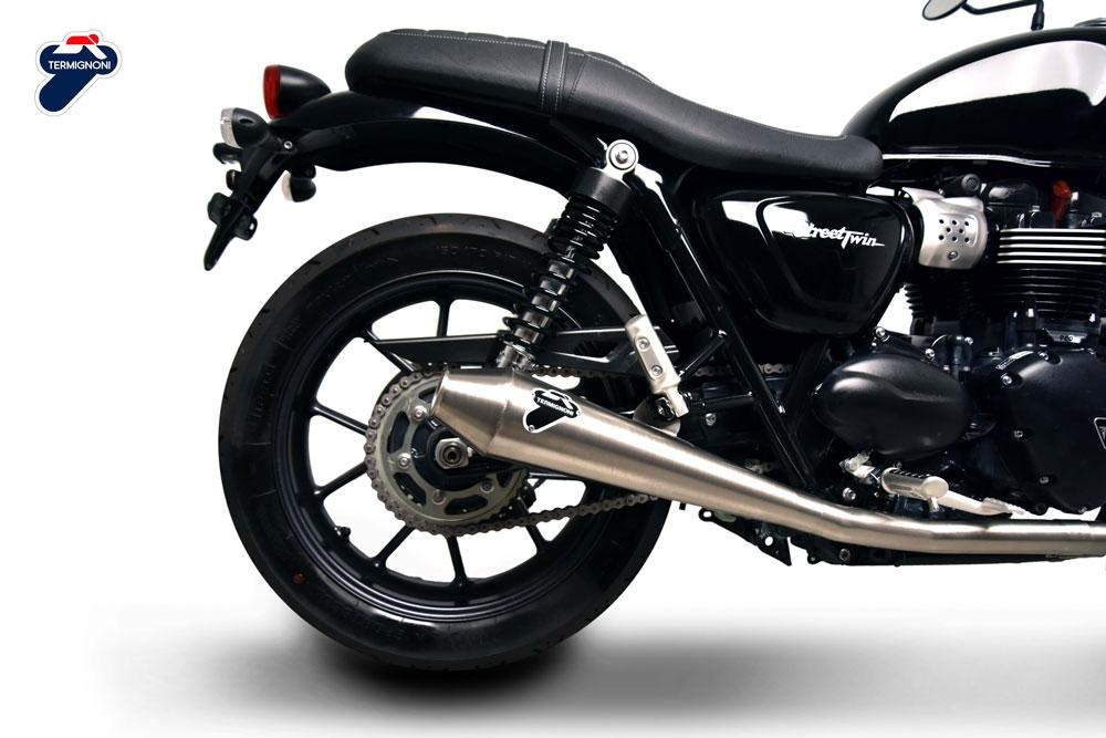COMPLETE EXHAUST TERMIGNONI RACING CONICAL STEEL TRIUMPH STREET TWIN 2016 - 20
