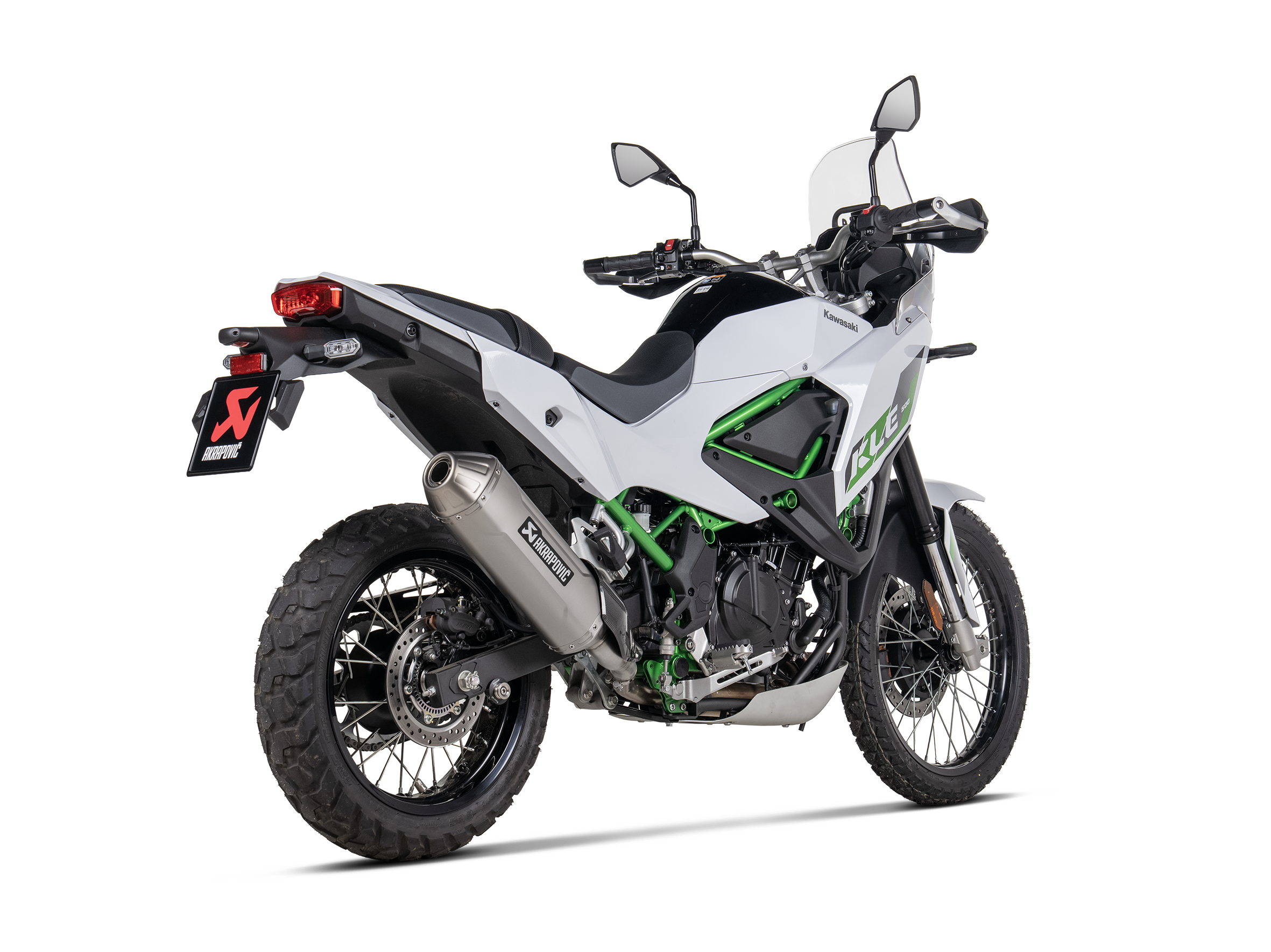 AKRAPOVIC TERMINALE TITANIO KAWASAKI KLE 500 2026 - AKRAPOVIC immagine 3