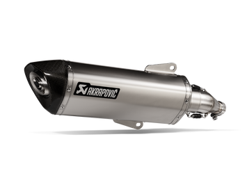 AKRAPOVIC TERMINALE ACCIAIO INOX OMOLOGATO YAMAHA X MAX 125 2022-24 - AKRAPOVIC
