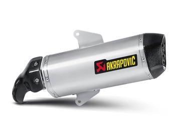 AKRAPOVIC TERMINALE ACCIAIO INOX APRILIA SRV 850 2012-16 - AKRAPOVIC