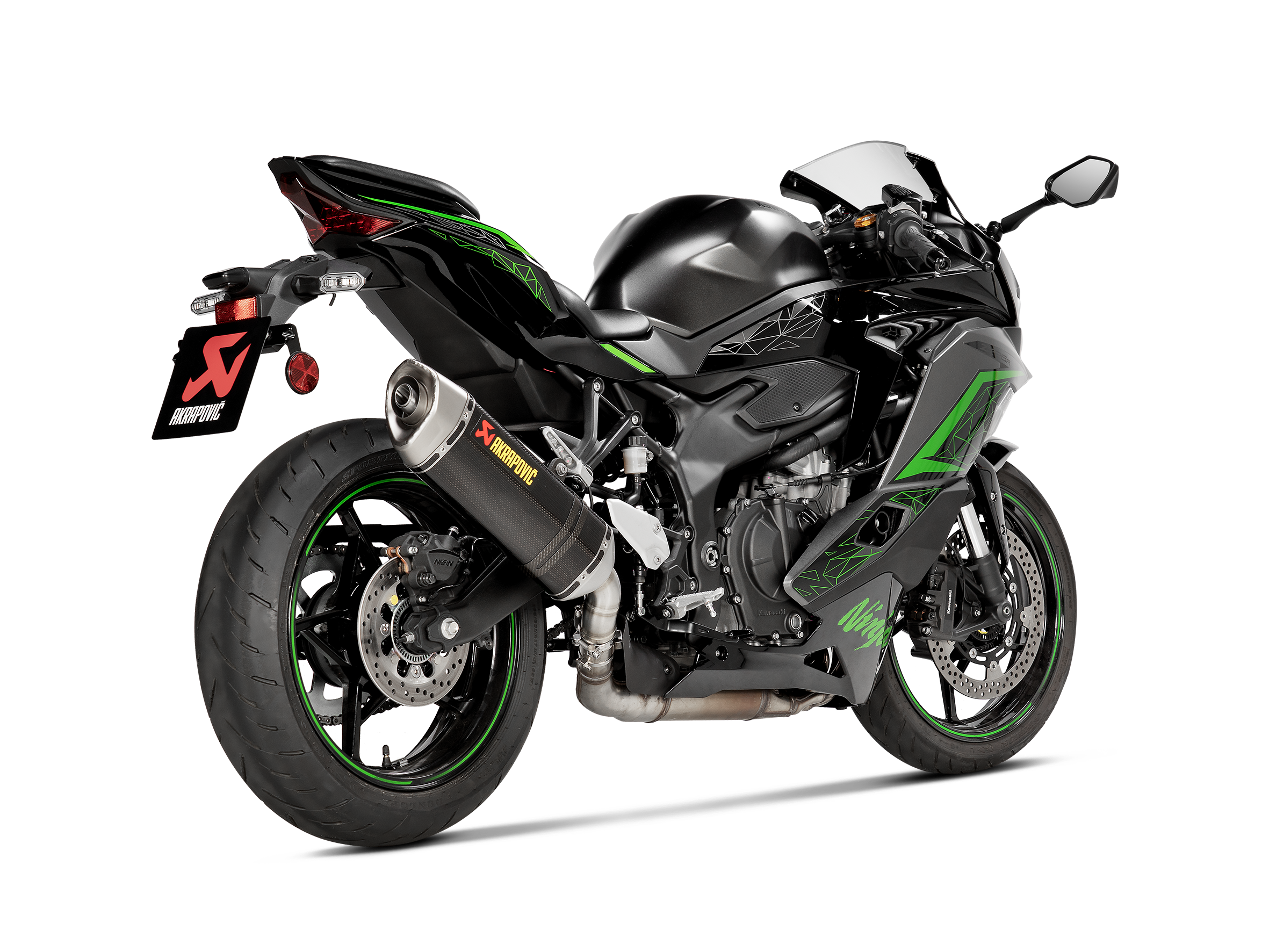 AKRAPOVIC TERMINALE CARBONIO RACING KAWASAKI NINJA ZX 25R 2023-26 - AKRAPOVIC immagine 3