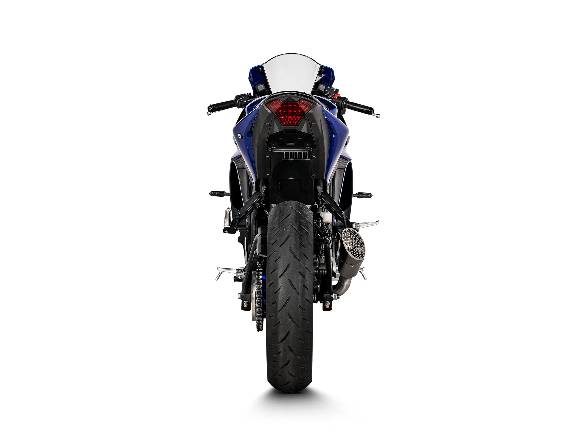 AKRAPOVIC TERMINALE TITANIO RACING YAMAHA MT 03 R3 2022-26 - AKRAPOVIC immagine 4