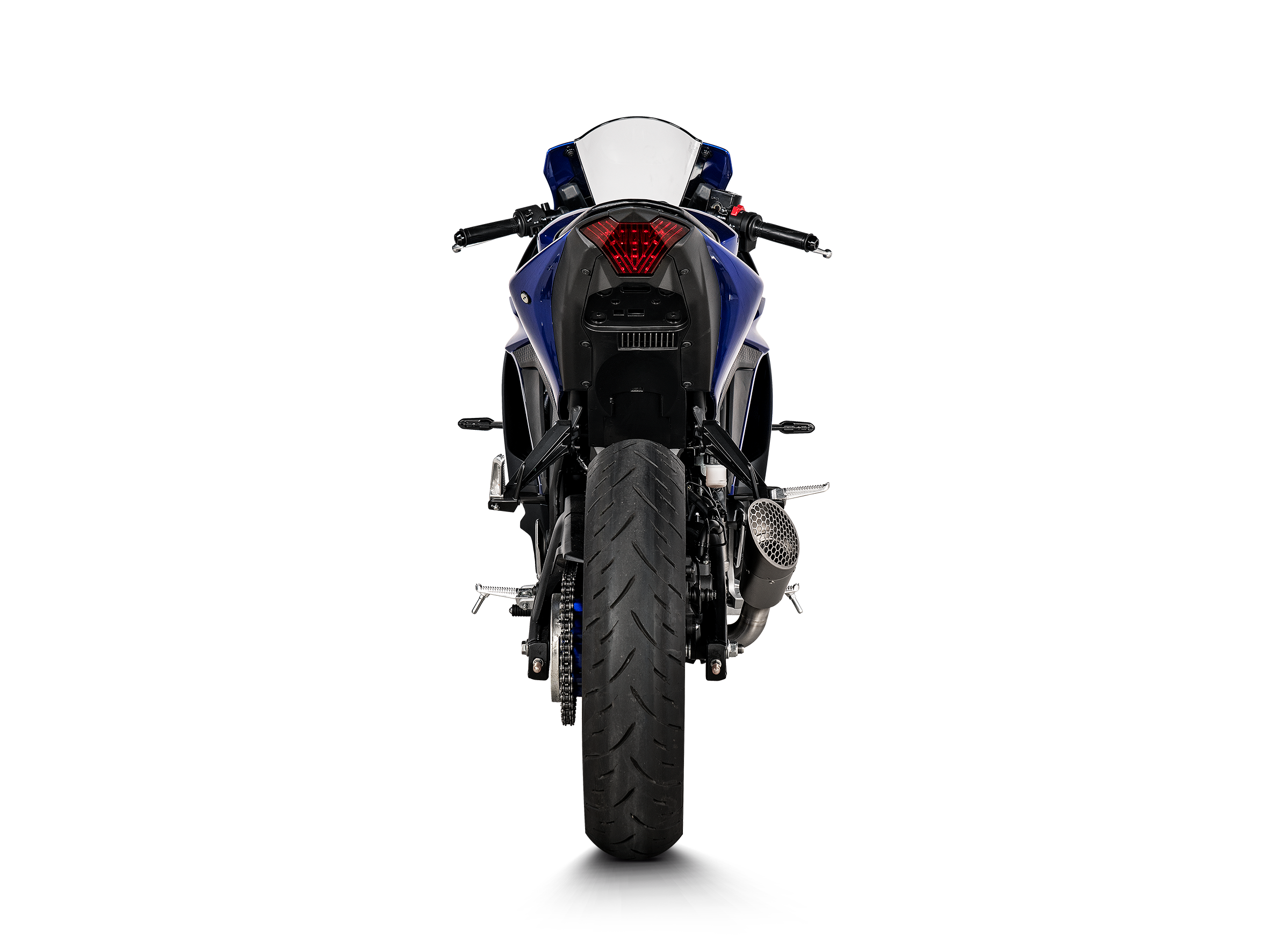 AKRAPOVIC TERMINALE TITANIO RACING YAMAHA MT 03 R3 2022-26 - AKRAPOVIC immagine 4