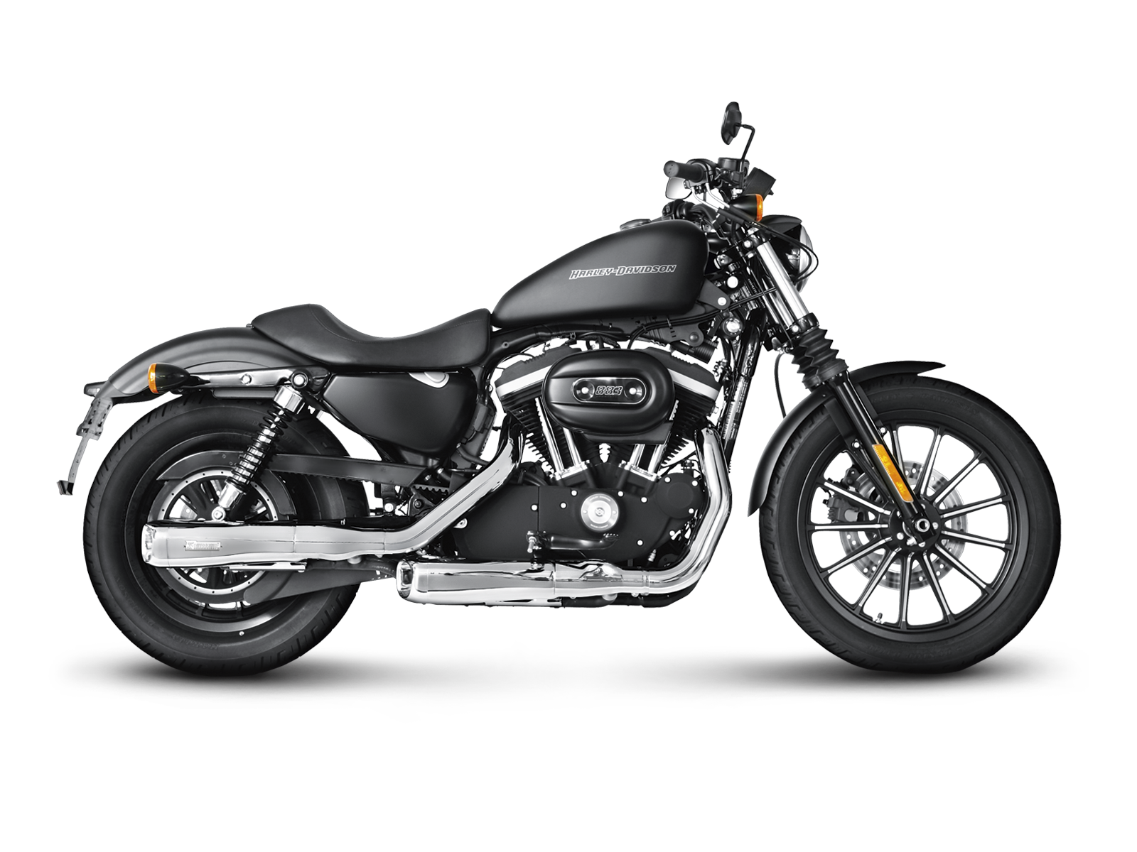 AKRAPOVIC TERMINALE CROMATO HARLEY-DAVIDSON SPORTSTER VARI MODELLI 2006-13 - AKRAPOVIC immagine 3