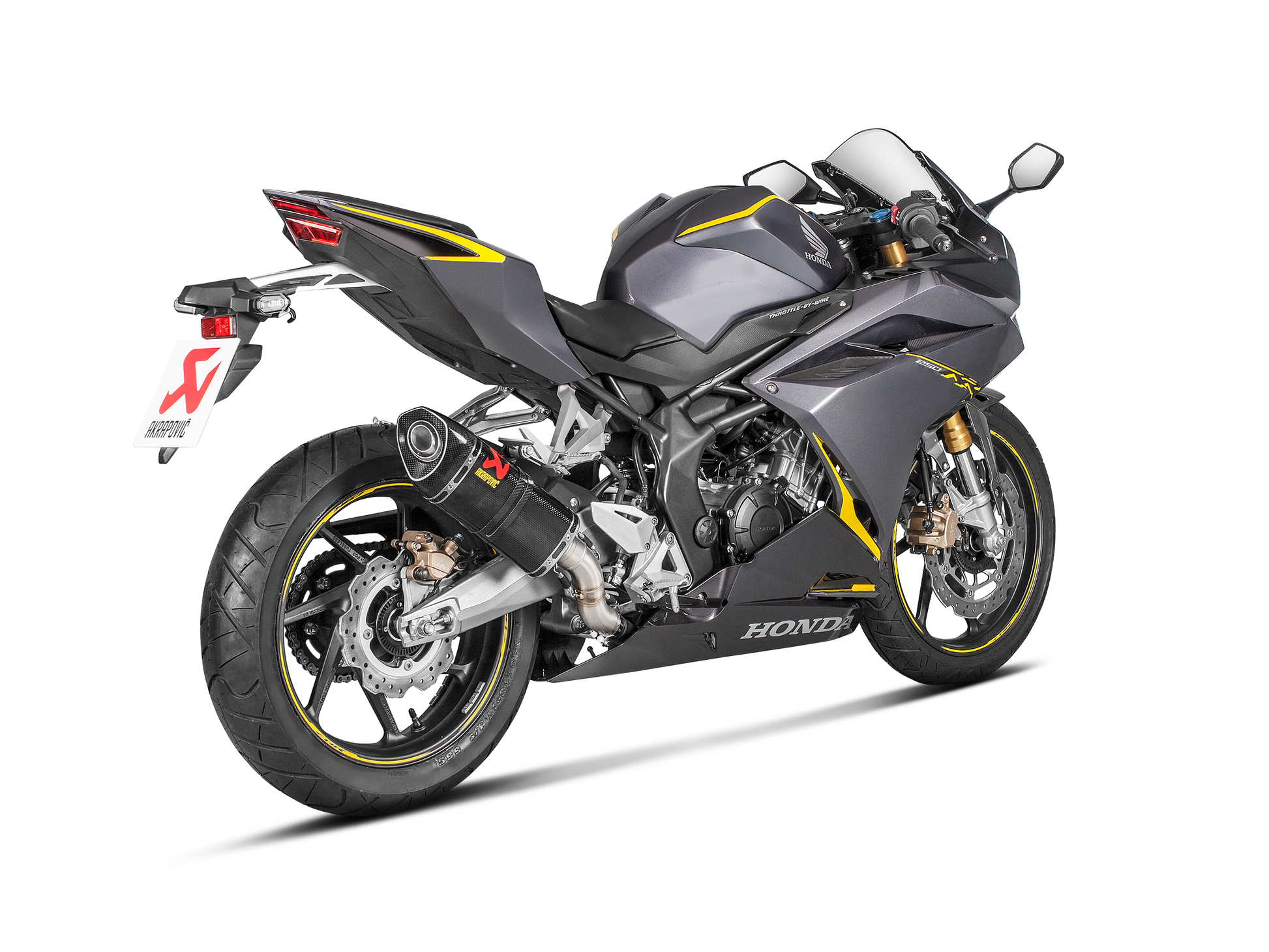 AKRAPOVIC TERMINALE CARBONIO RACING HONDA CBR 250 RR 2017-26 - AKRAPOVIC immagine 3