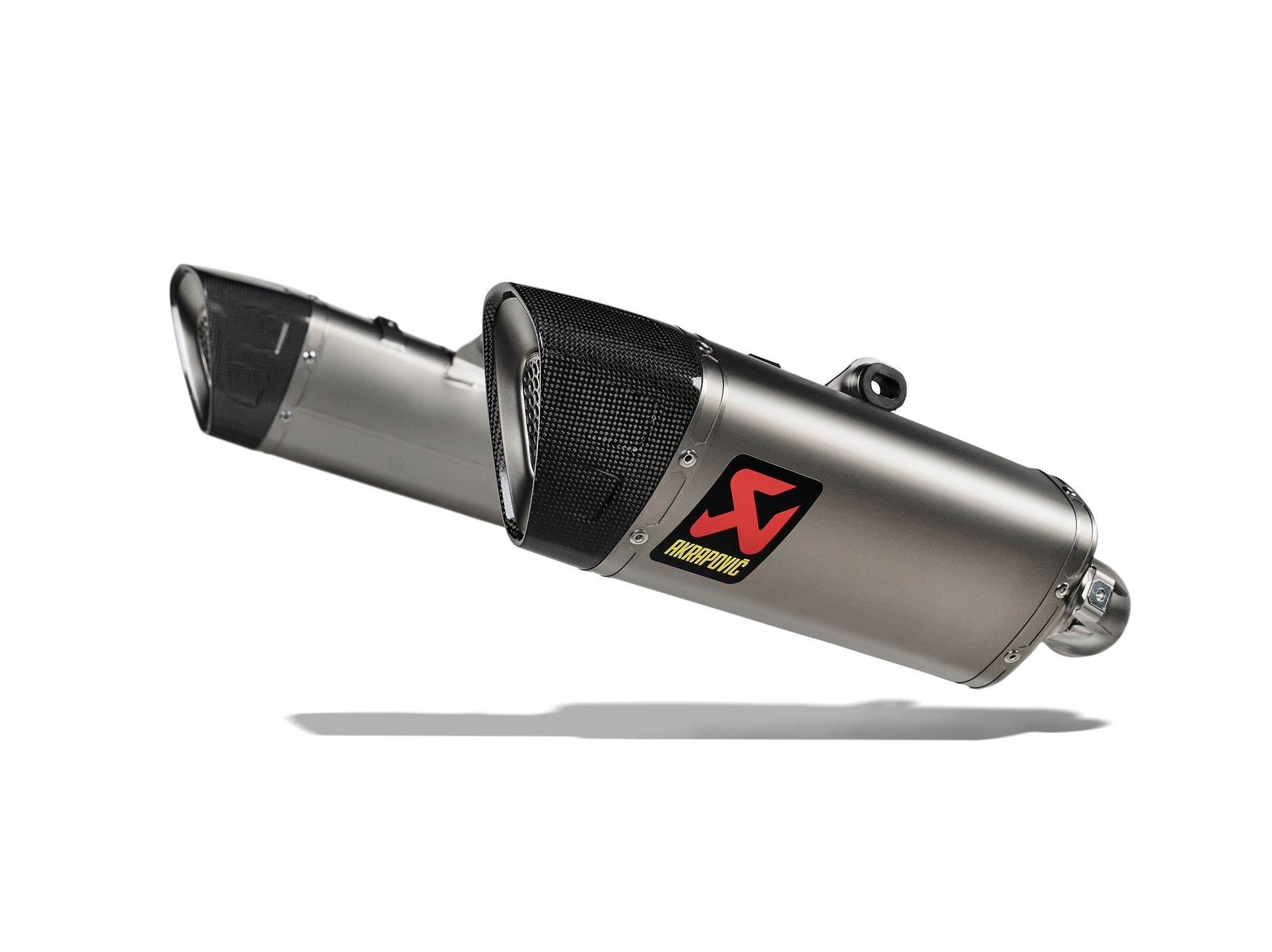 AKRAPOVIC TERMINALE TITANIO OMOLOGATO DUCATI HYPERMOTARD 698 2025 - AKRAPOVIC