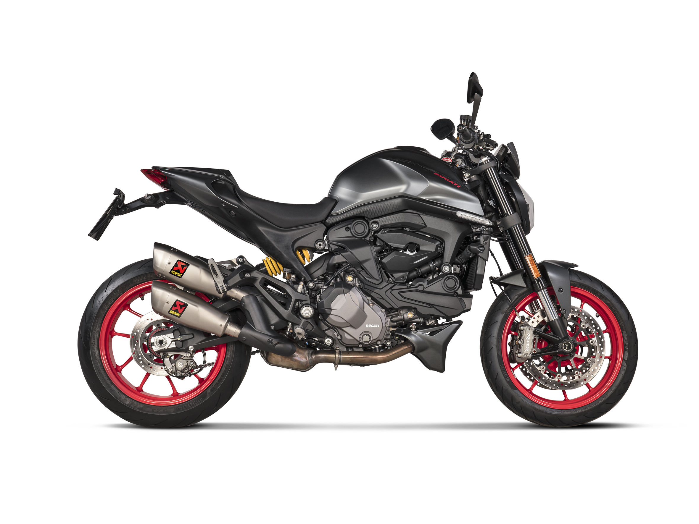 AKRAPOVIC TERMINALE TITANIO DUCATI MONSTER 2021-24 - AKRAPOVIC immagine 2