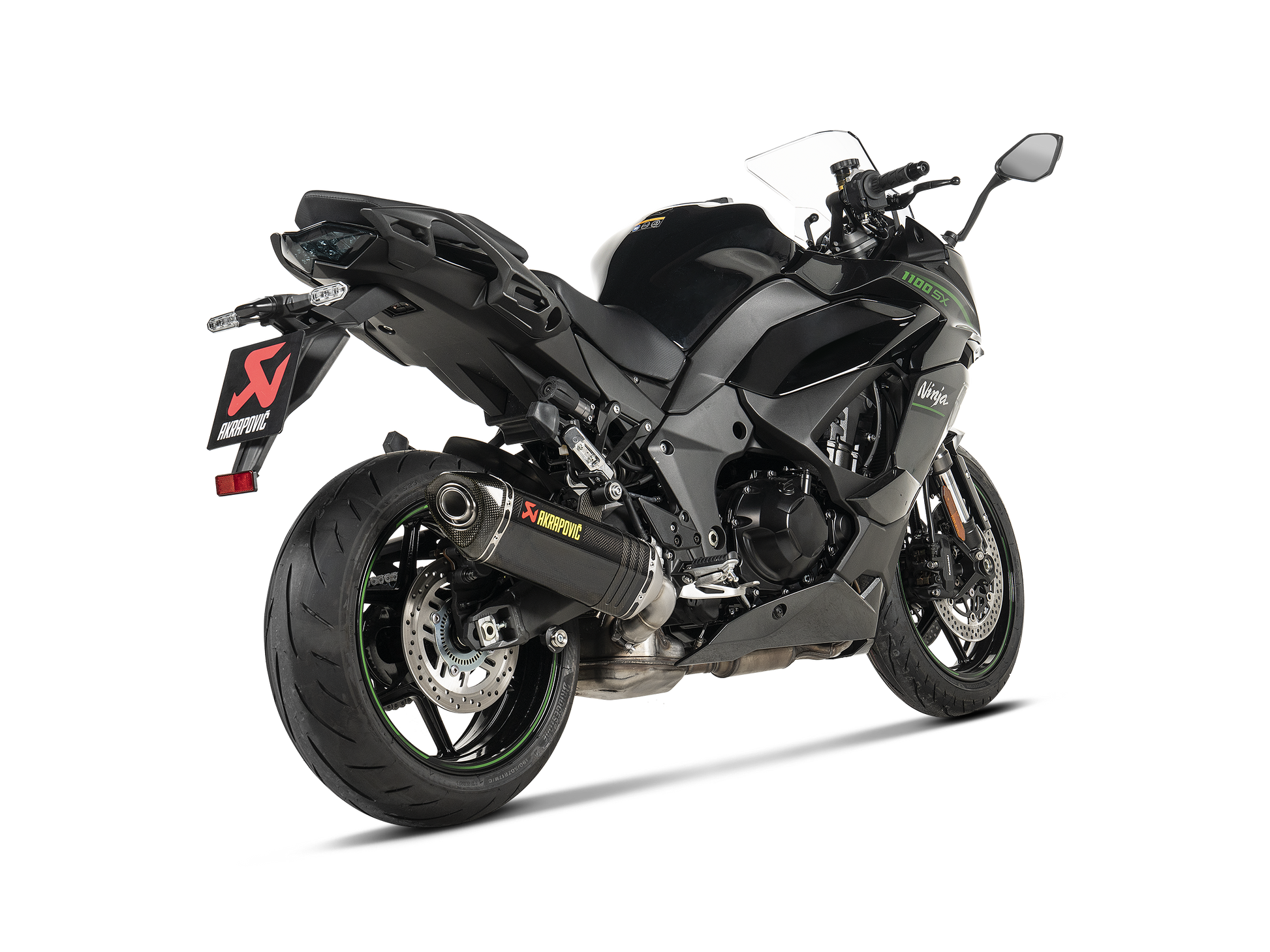 AKRAPOVIC TERMINALE CARBONIO KAWASAKI NINJA 1100SX NINJA 1000SX 2020-24 - AKRAPOVIC immagine 4
