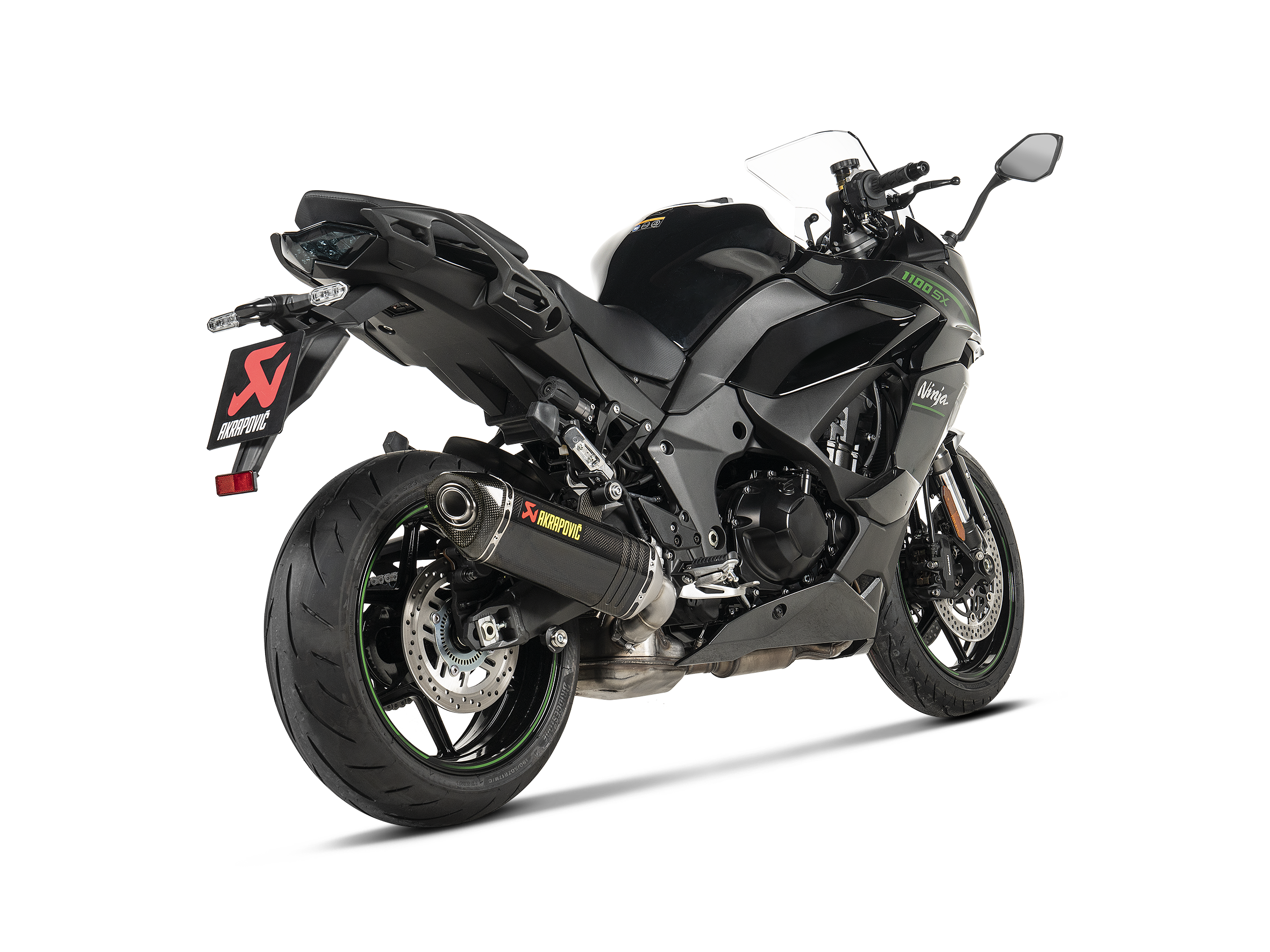 AKRAPOVIC TERMINALE CARBONIO KAWASAKI NINJA 1100SX NINJA 1000SX 2020-24 - AKRAPOVIC immagine 4