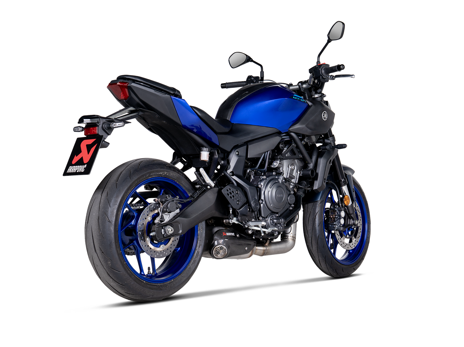 AKRAPOVIC SCARICO INOX OMOLOGATO YAMAHA MT 07 / FZ 07 TRACER 7 / GT 2020-26 - AKRAPOVIC immagine 3