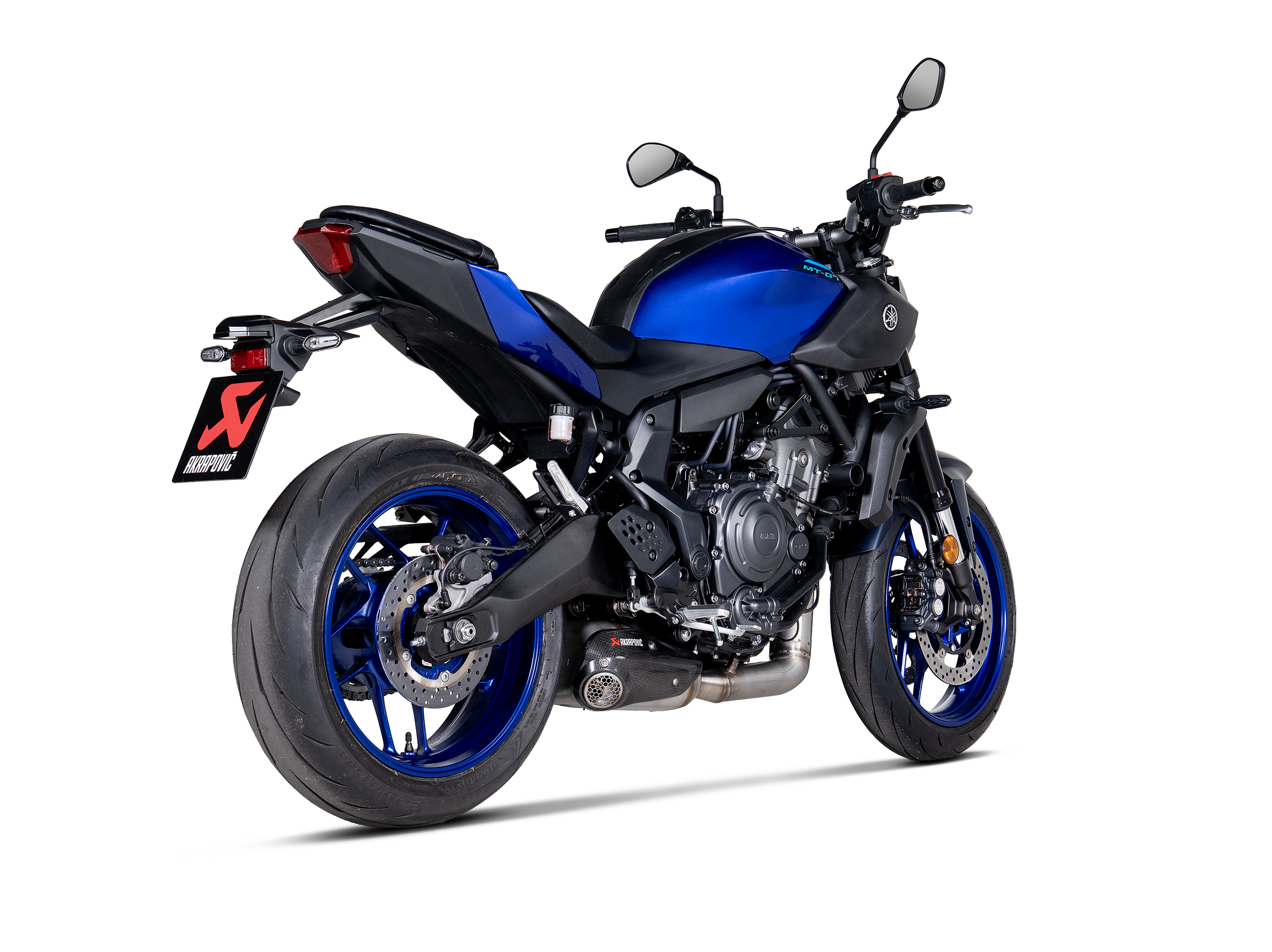 AKRAPOVIC SCARICO INOX OMOLOGATO YAMAHA MT 07 / FZ 07 TRACER 7 / GT 2020-26 - AKRAPOVIC immagine 3