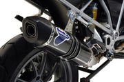TERMINALE SCARICO TERMIGNONI OMOLOGATO TITANIO CARBONIO BMW R 1200 GS ADV 13 17