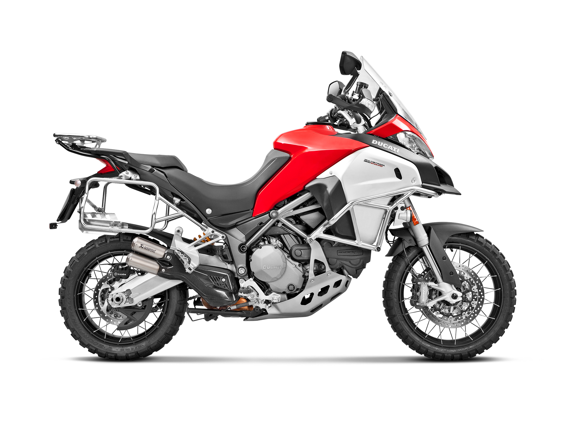 AKRAPOVIC TERMINALE TITANIO DUCATI MULTISTRADA 950 / 1200 / 1260 2017-20 - AKRAPOVIC immagine 2