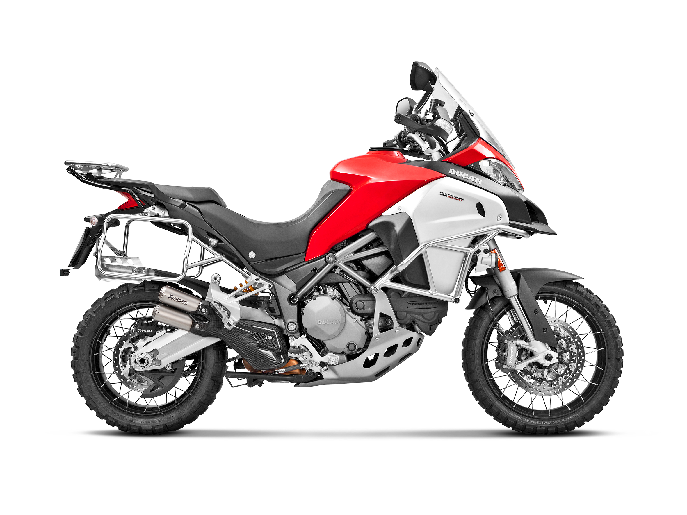 AKRAPOVIC TERMINALE TITANIO DUCATI MULTISTRADA 950 / 1200 / 1260 2017-20 - AKRAPOVIC immagine 2