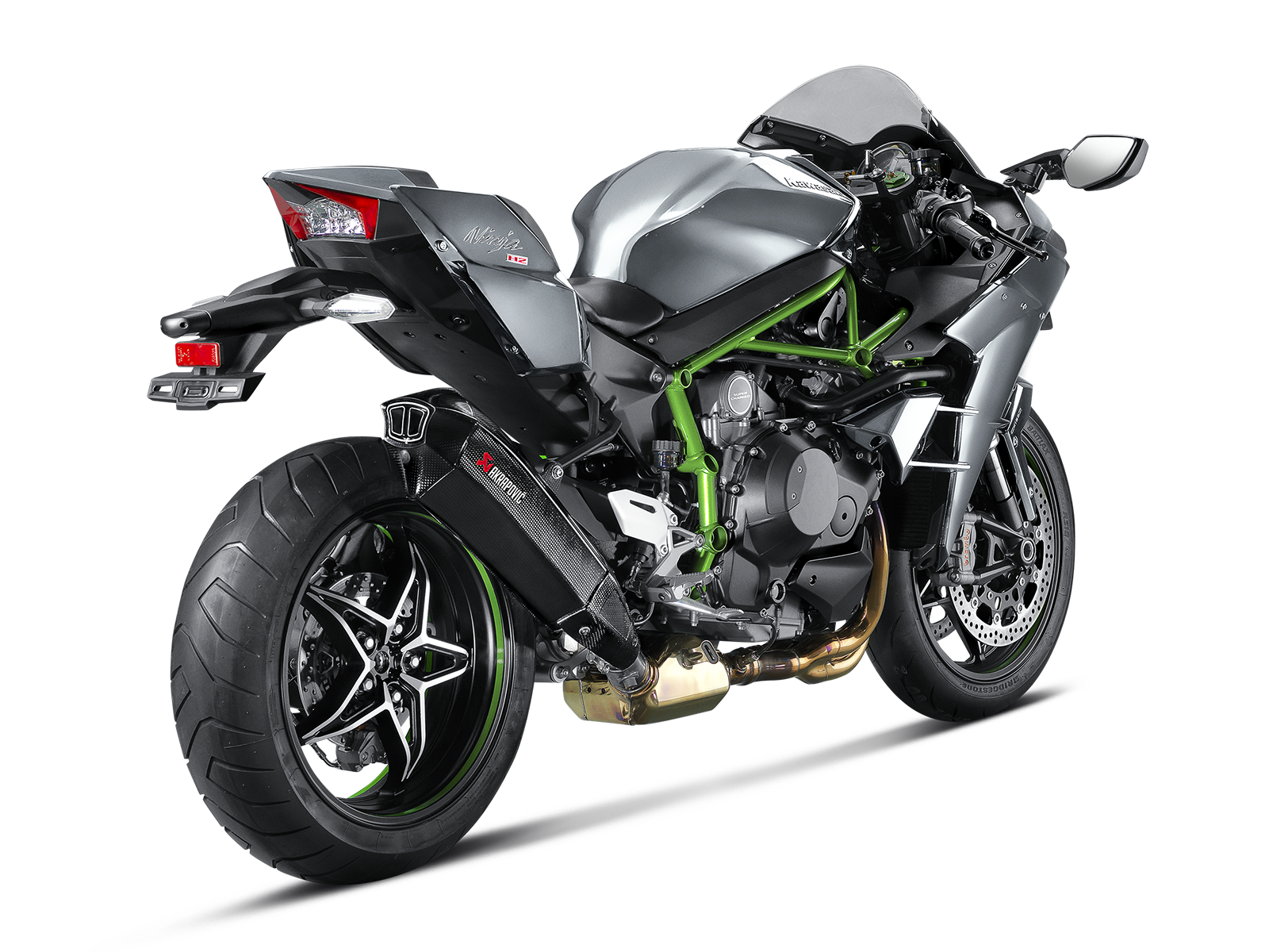 AKRAPOVIC TERMINALE CARBONIO RACING KAWASAKI NINJA H2 2015-20 - AKRAPOVIC immagine 5