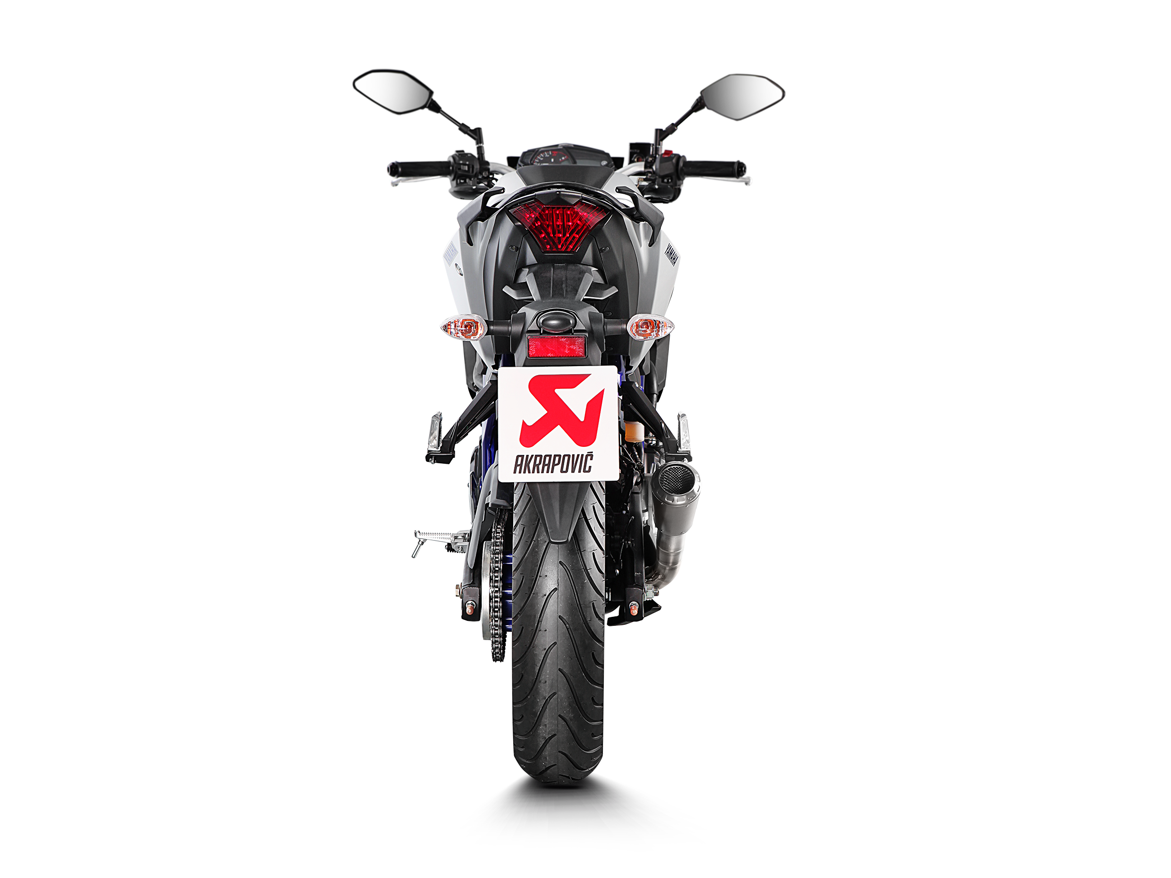 AKRAPOVIC TERMINALE ACCIAIO INOX RACING YAMAHA MT-03 2014-21 - AKRAPOVIC immagine 4