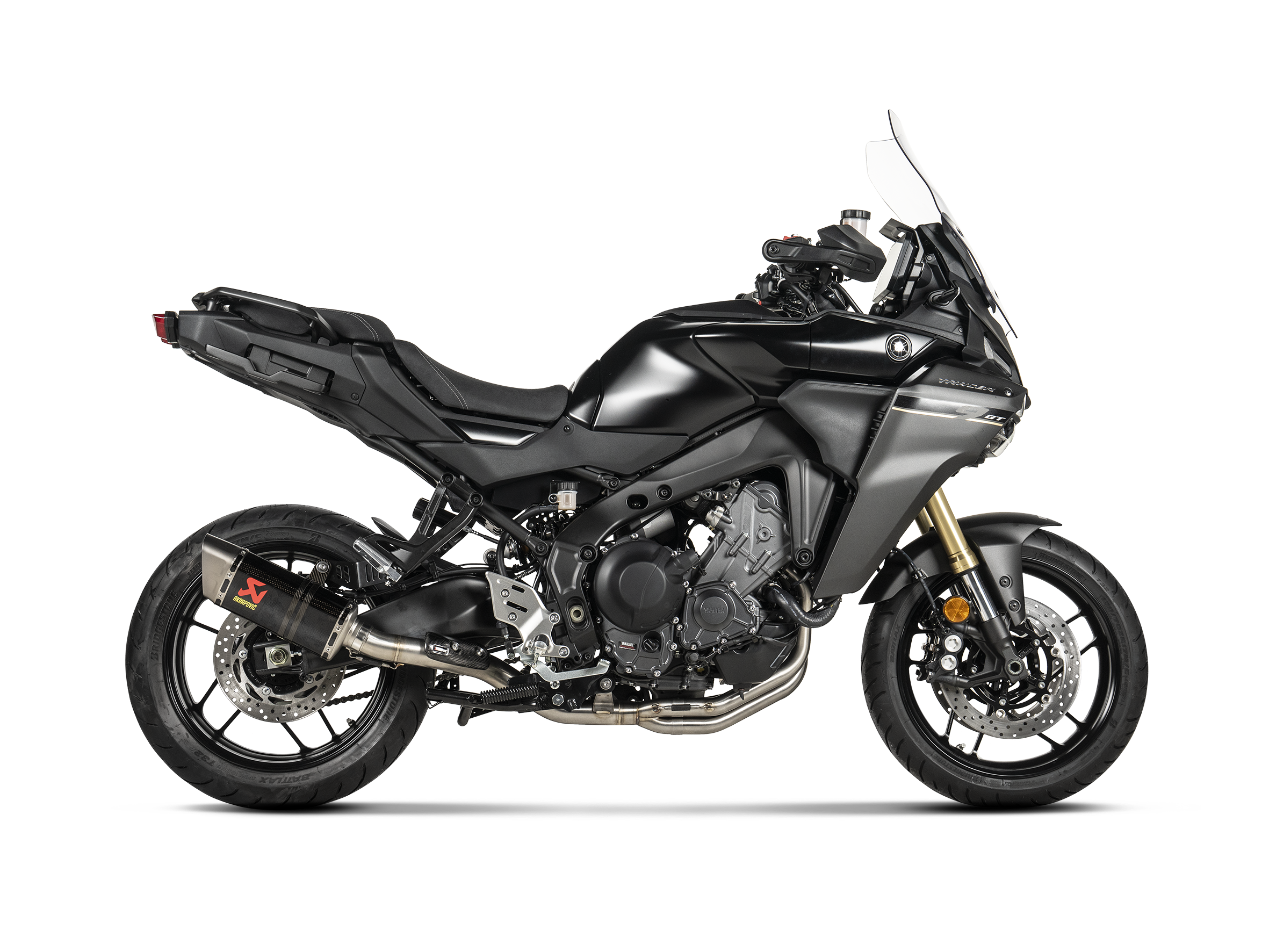 AKRAPOVIC TERMINALE CARBONIO RACING YAMAHA TRACER 9 / GT 2021-26 - AKRAPOVIC immagine 2