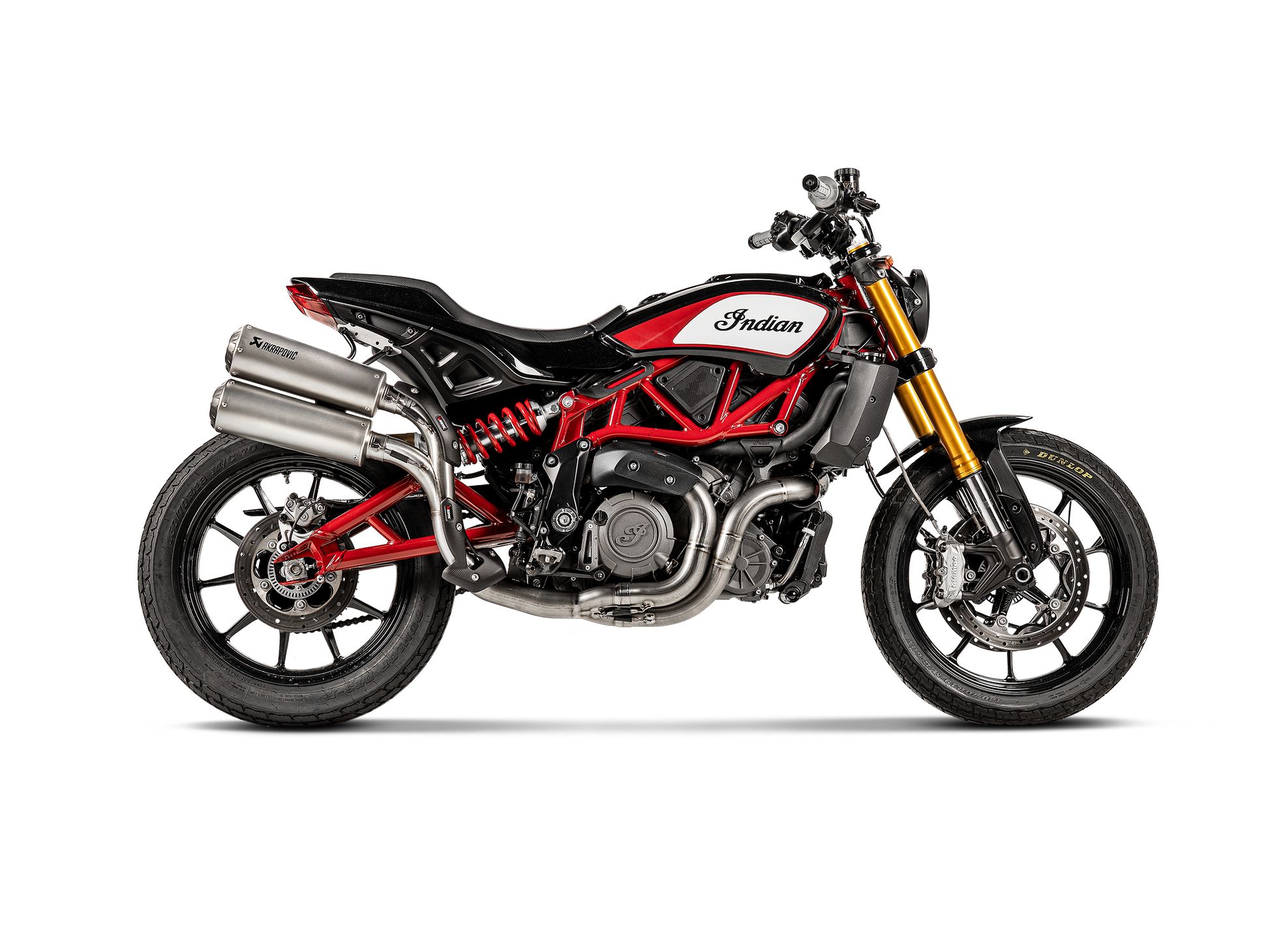 AKRAPOVIC COLLETTORI SCARICO CARBONIO RACING INDIAN FTR 1200 / S 2019-20 - AKRAPOVIC immagine 4