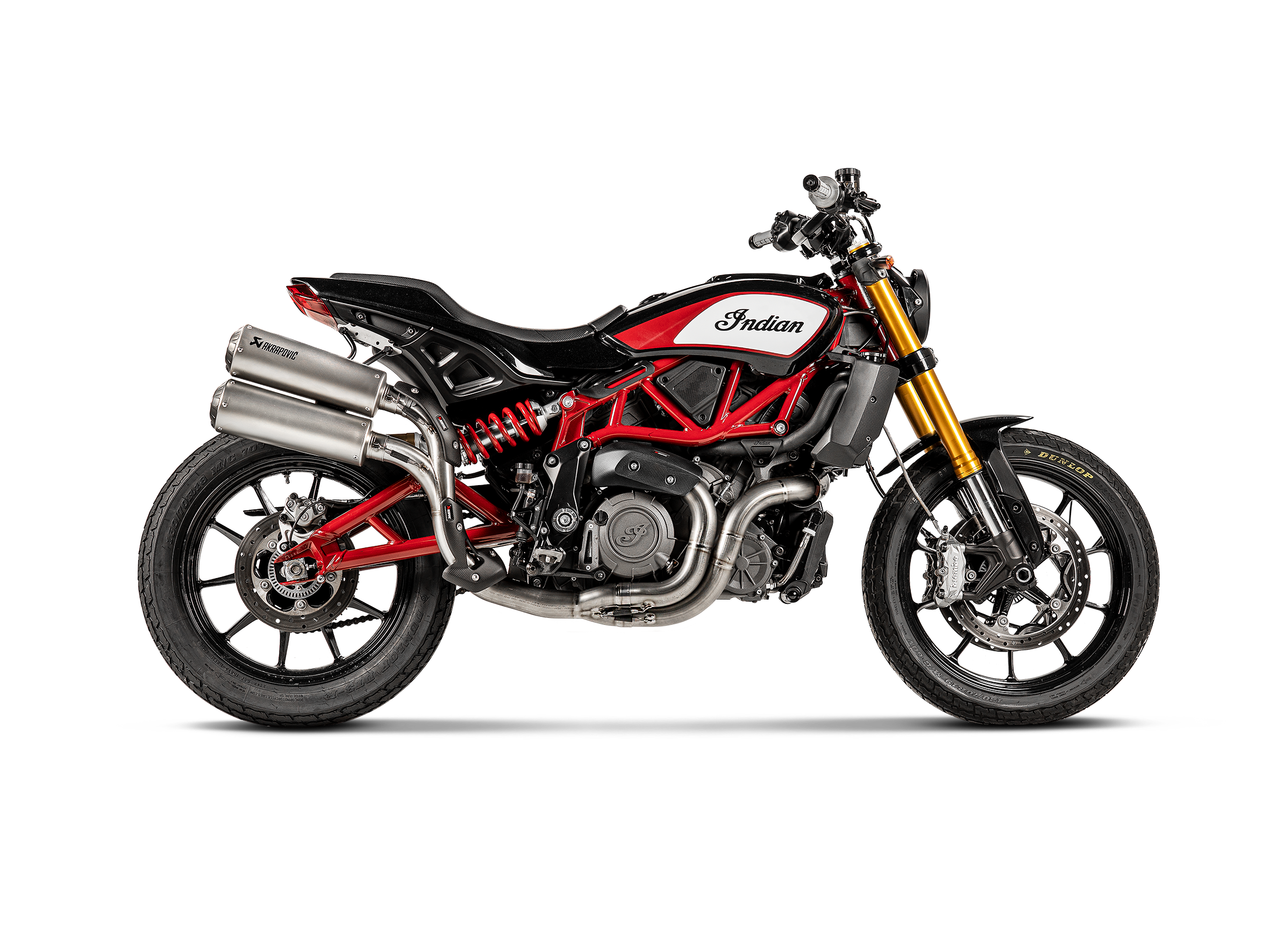 AKRAPOVIC COLLETTORI SCARICO CARBONIO RACING INDIAN FTR 1200 / S 2019-20 - AKRAPOVIC immagine 4