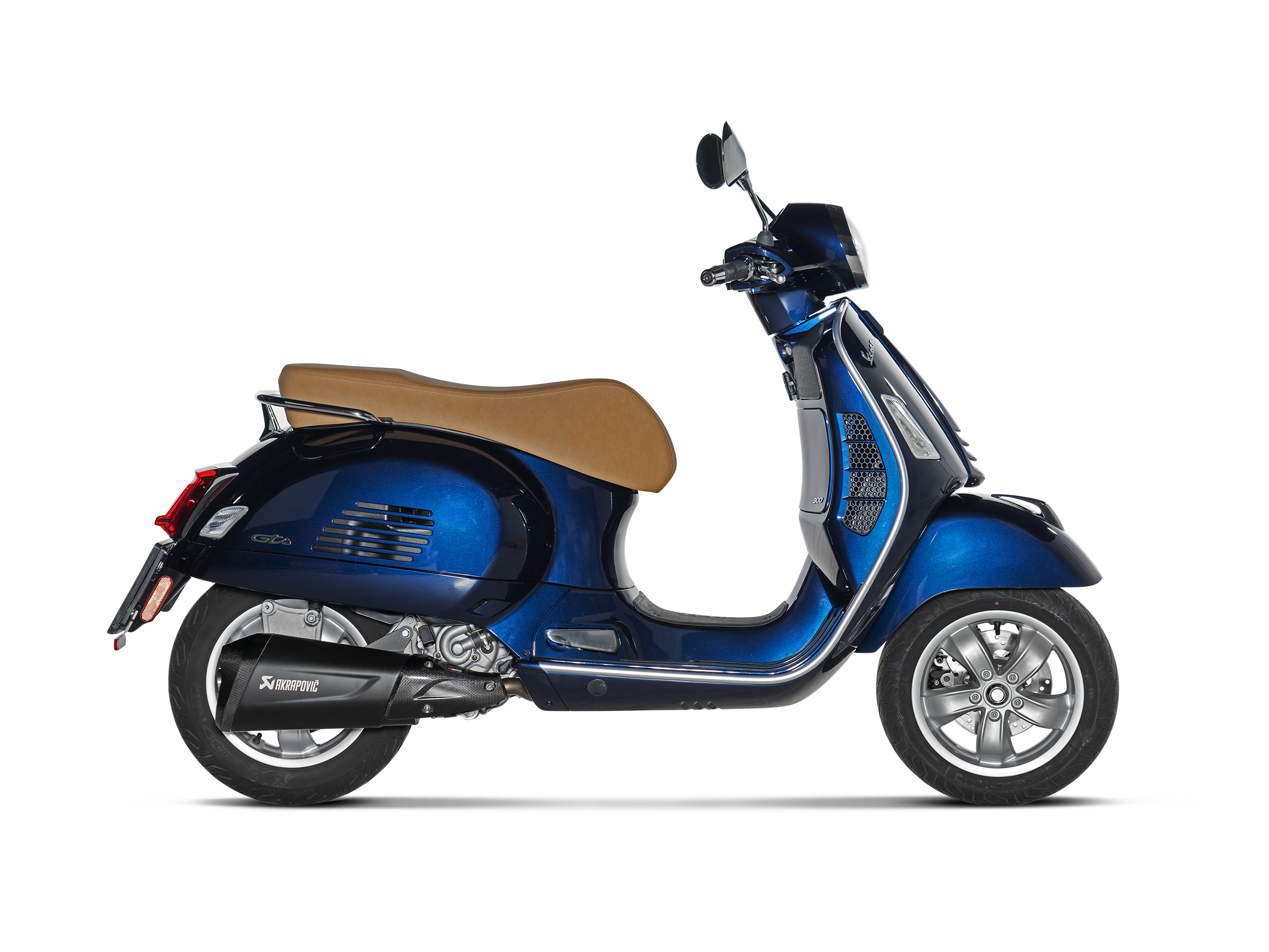 AKRAPOVIC TERMINALE ACCIAIO INOX VESPA GTS SUPER 300 / SEI GIORNI / TECH 2021-24 - AKRAPOVIC immagine 2
