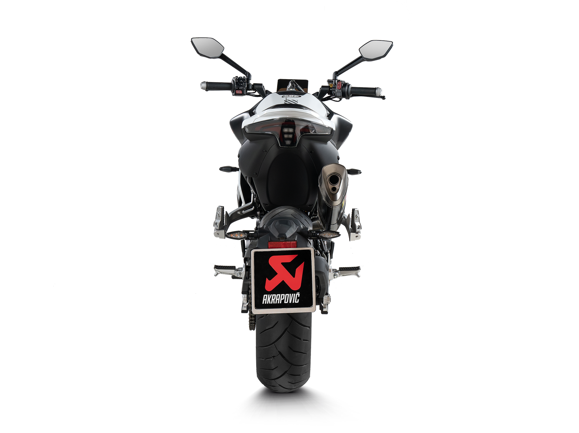 AKRAPOVIC TERMINALE CARBONIO OMOLOGATO CFMOTO 800NK 2025-26 - AKRAPOVIC immagine 4