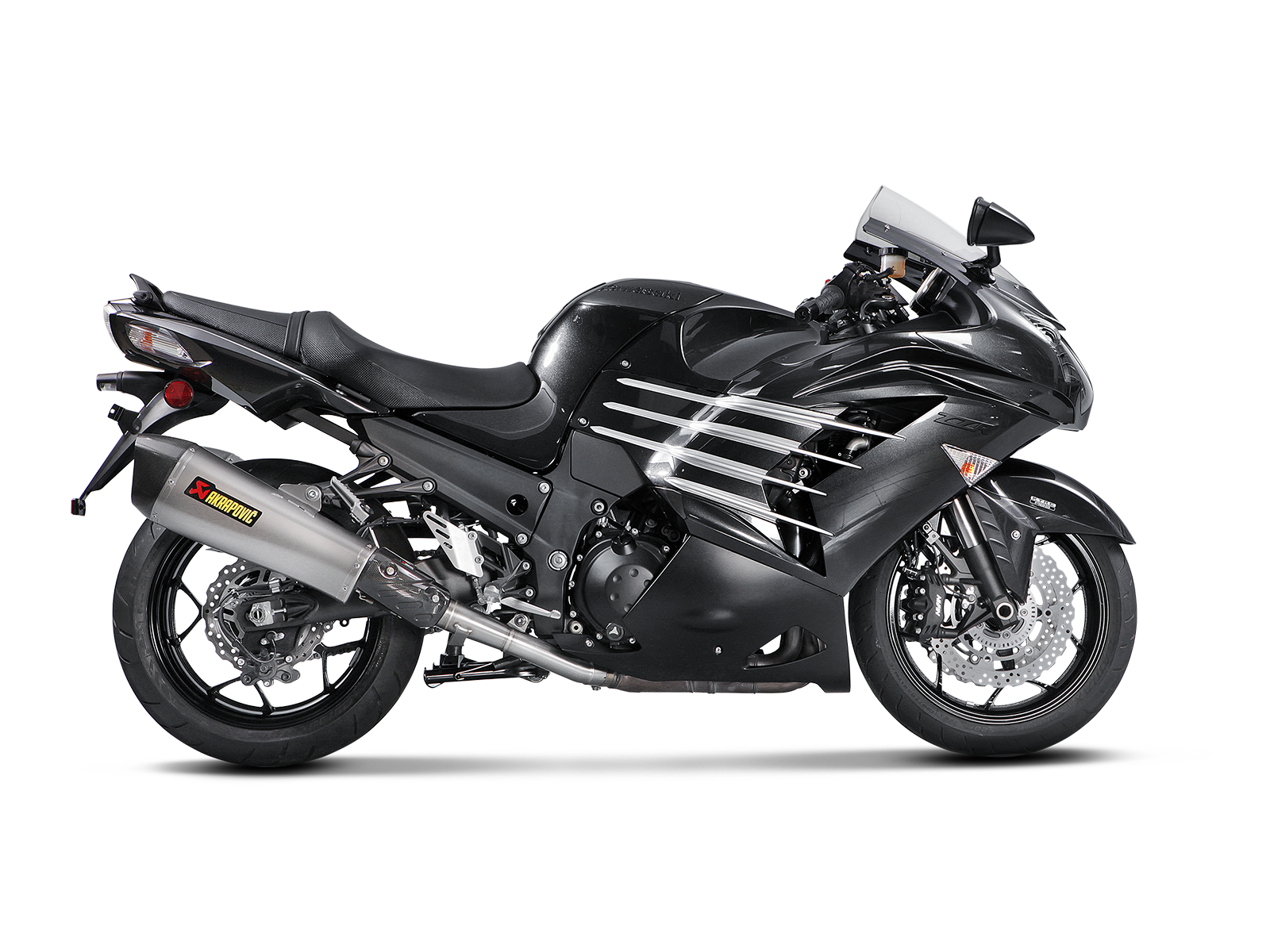 AKRAPOVIC TERMINALE TITANIO KAWASAKI ZZR 1400 2012-20 - AKRAPOVIC immagine 2
