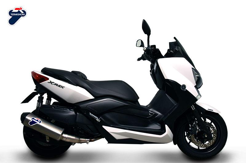 SILENCER EXHAUST TERMIGNONI RACING RELEVANCE STEEL YAMAHA XMAX 400 2010 - 20