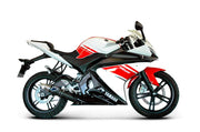 COMPLETE EXHAUST SYSTEM TERMIGNONI RACING ROUND CARBON YAMAHA YZF R 125 2008-13