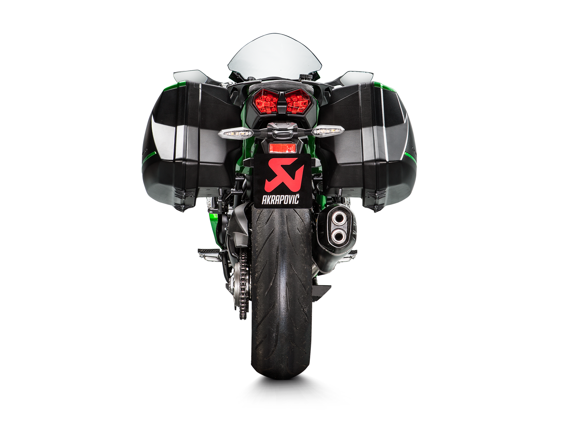 AKRAPOVIC TERMINALE TITANIO KAWASAKI NINJA H2 SX 2018-20 - AKRAPOVIC immagine 7
