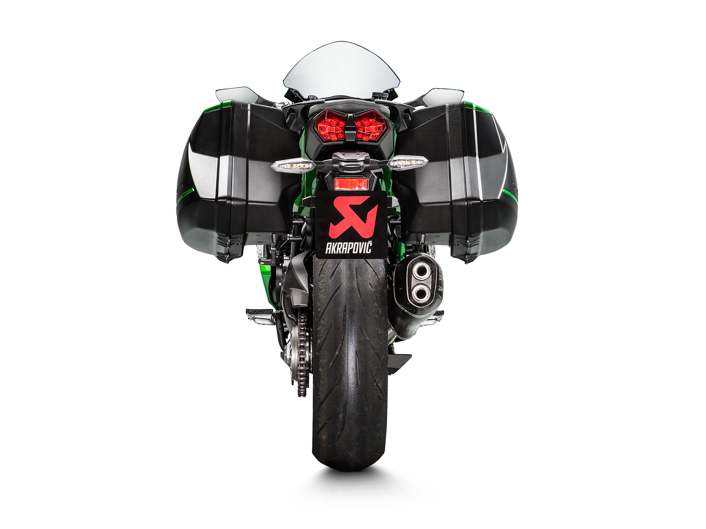 AKRAPOVIC TERMINALE TITANIO KAWASAKI NINJA H2 SX 2018-20 - AKRAPOVIC immagine 7