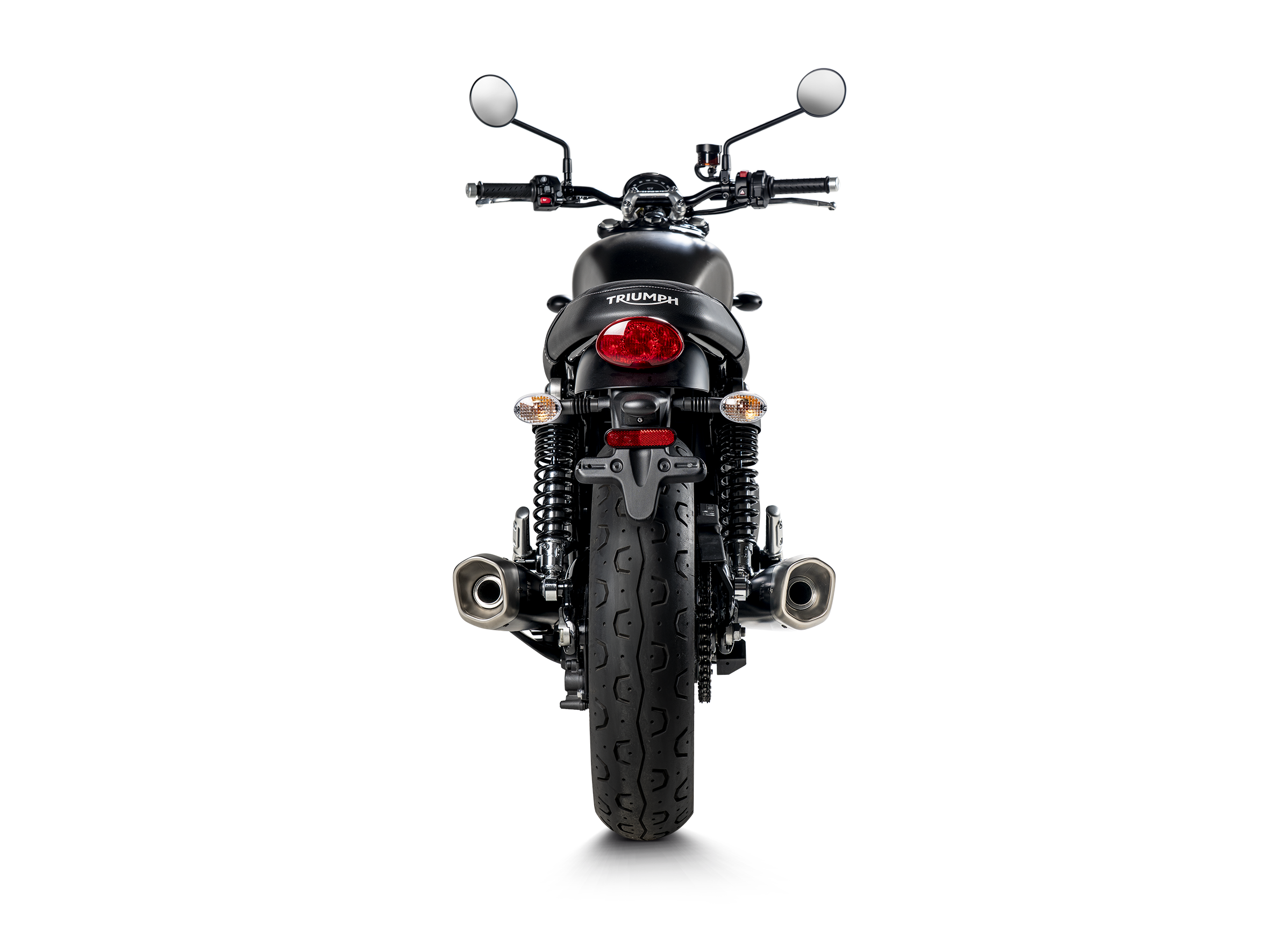 AKRAPOVIC TERMINALE TITANIO TRIUMPH STREET TWIN 2016-20 - AKRAPOVIC immagine 4