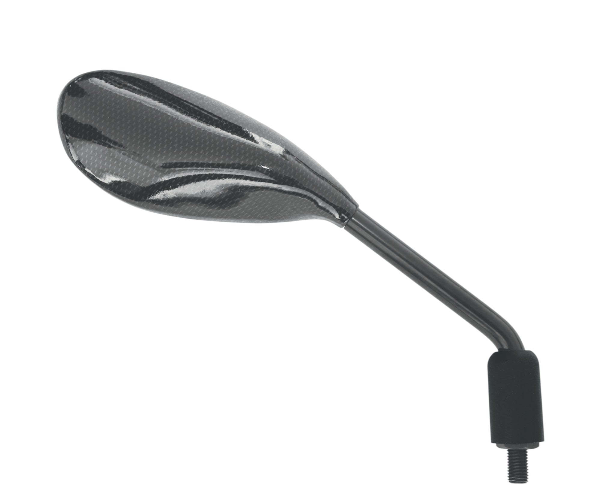 FAR UNIVERSAL SATIN CHROME HANDLEBAR REAR VIEW MIRROR MOTORCYCLE MIRROR
