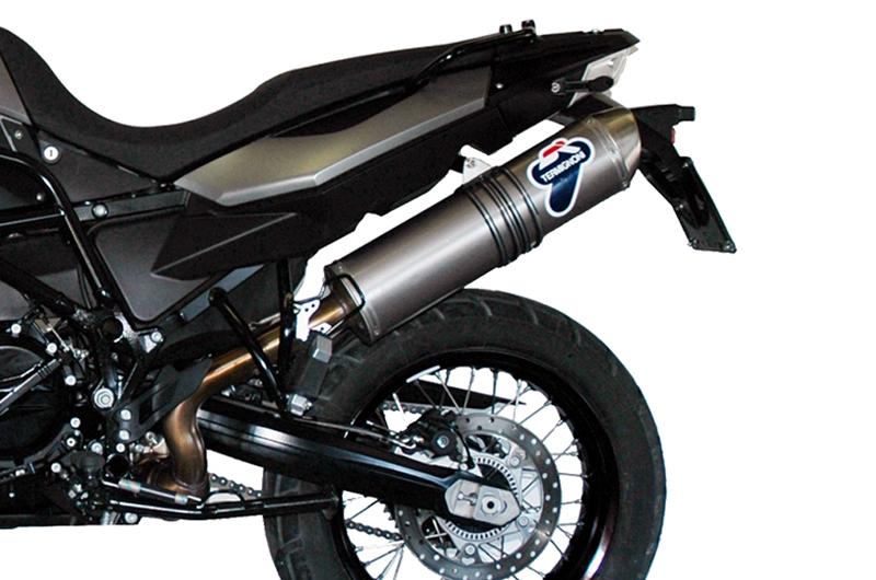 TERMINALE SCARICO TERMIGNONI OMOLOGATO CARBON LOOK OVAL BMW F 650 GS 2009 - 15