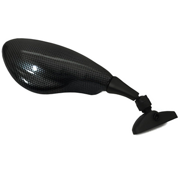 FAR RIGHT MIRROR CARBON LOOK FOR FAIRED MOTORCYCLES - MOTORCYCLE SPARE PARTS