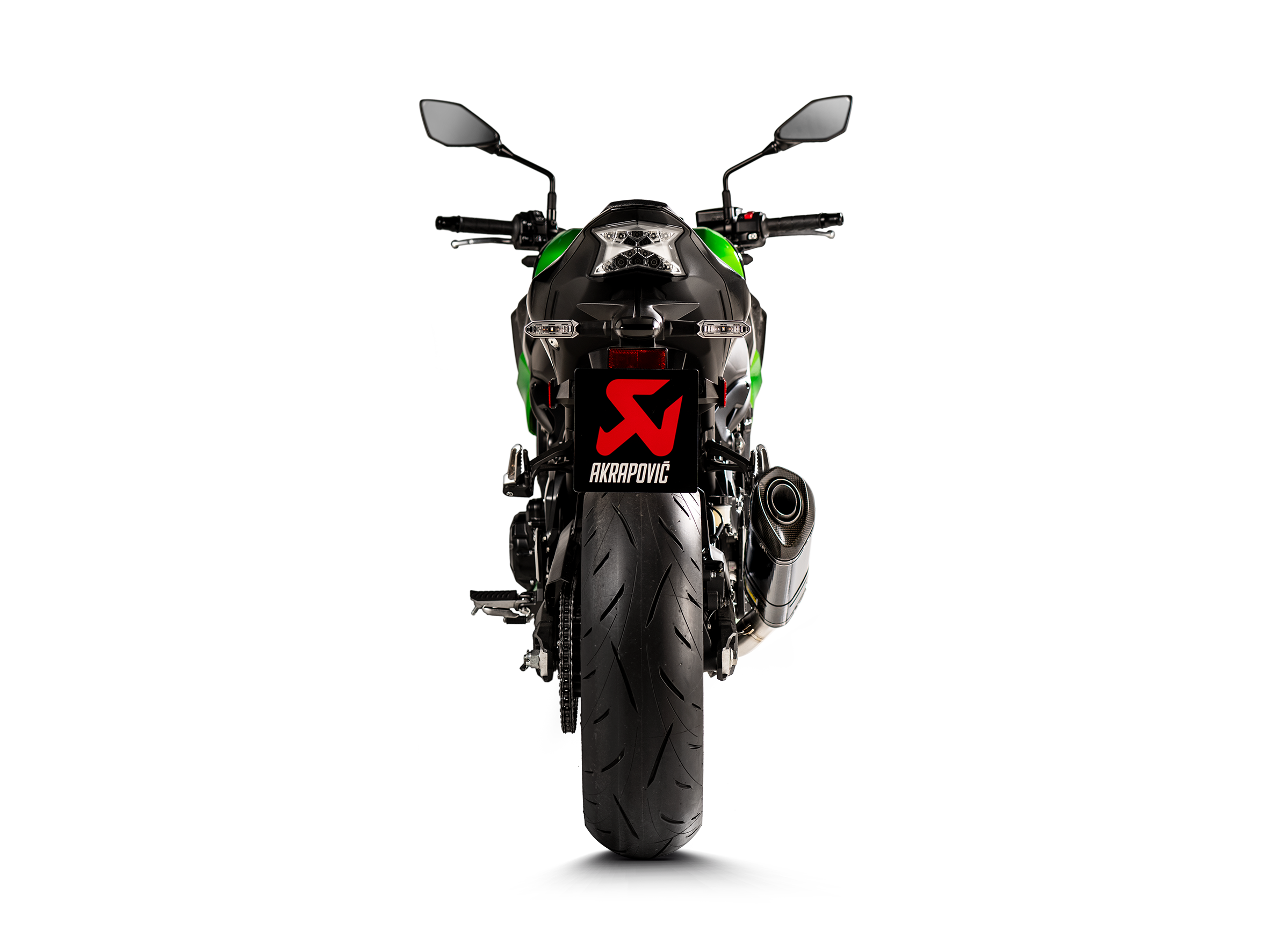 AKRAPOVIC TERMINALE CARBONIO OMOLOGATO KAWASAKI Z900 2020-24 - AKRAPOVIC immagine 4