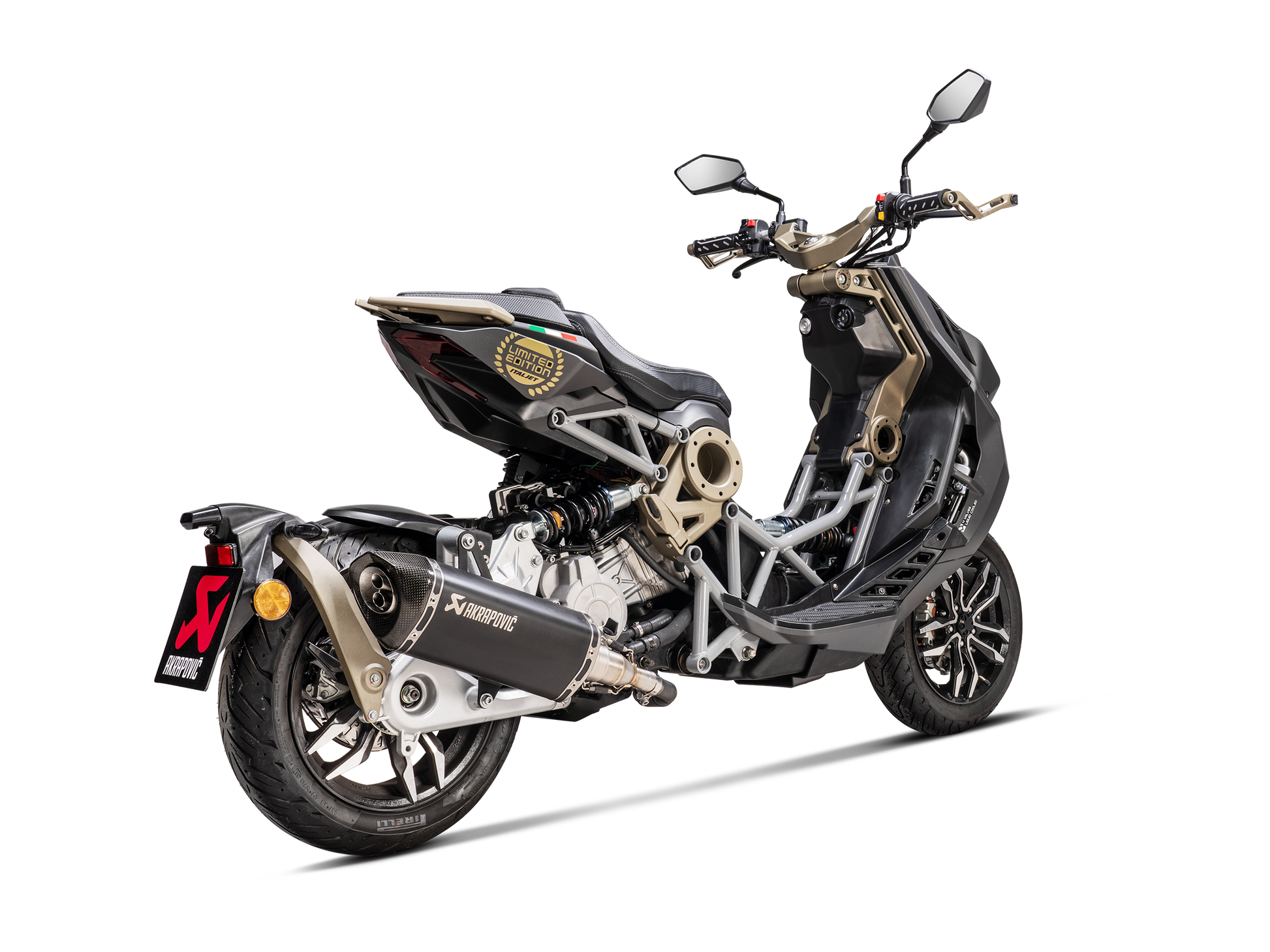 AKRAPOVIC TERMINALE TITANIO OMOLOGATO ITALJET DRAGSTER 125 / 200 2021-24 - AKRAPOVIC immagine 3