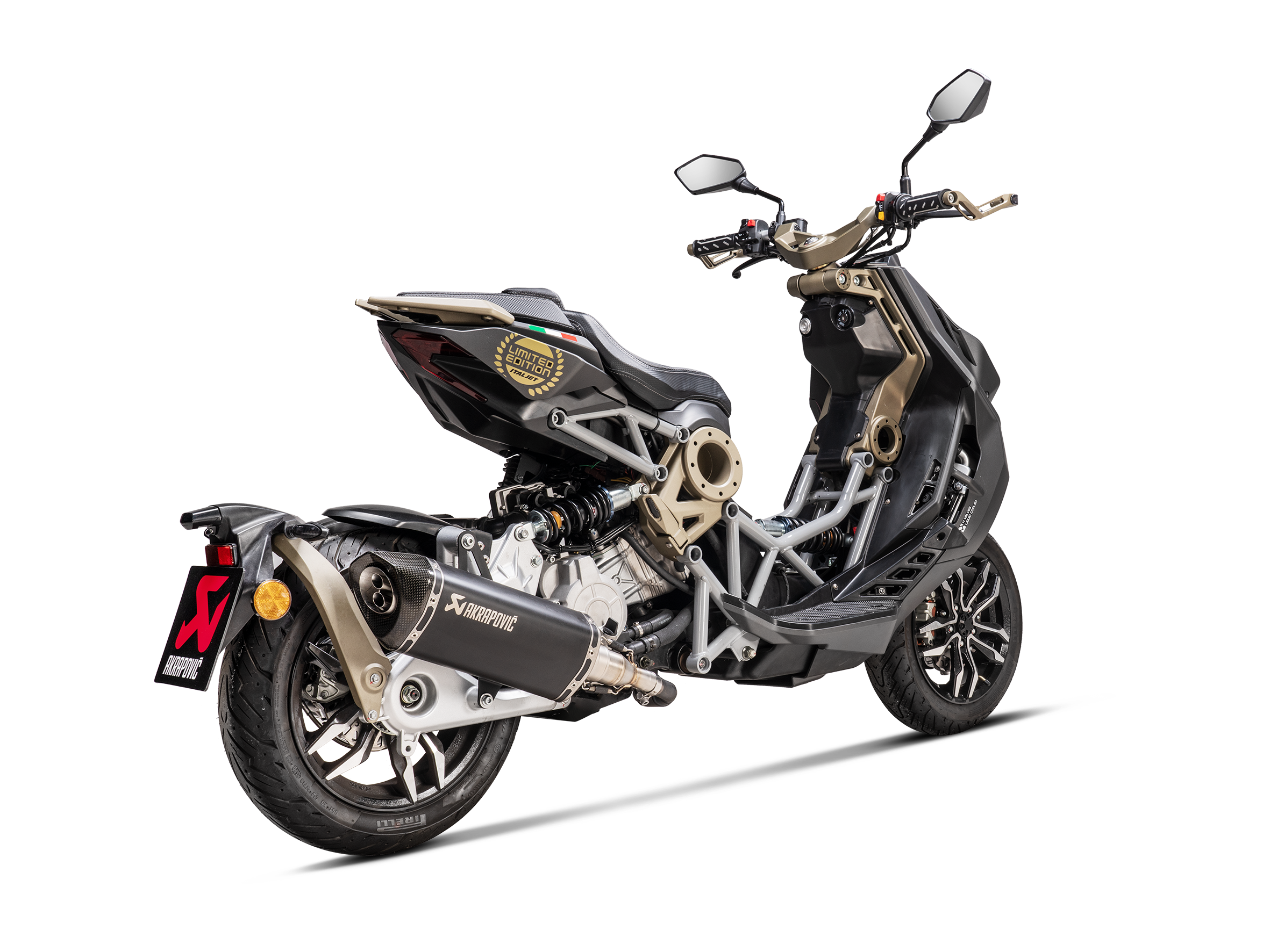 AKRAPOVIC TERMINALE TITANIO OMOLOGATO ITALJET DRAGSTER 125 / 200 2021-24 - AKRAPOVIC immagine 3