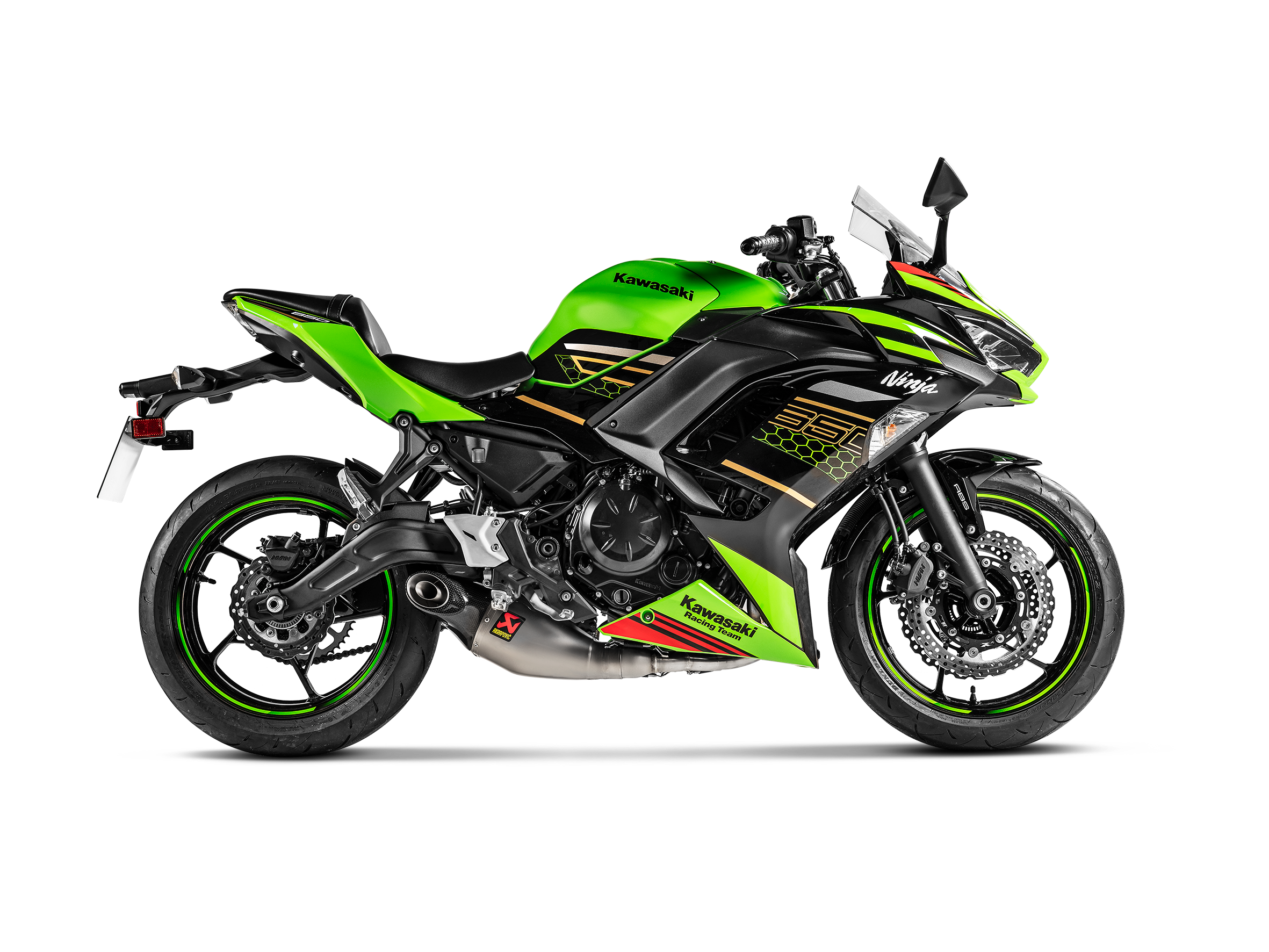 AKRAPOVIC TERMINALE TITANIO OMOLOGATO KAWASAKI NINJA 650 Z650 2017-20 - AKRAPOVIC immagine 2