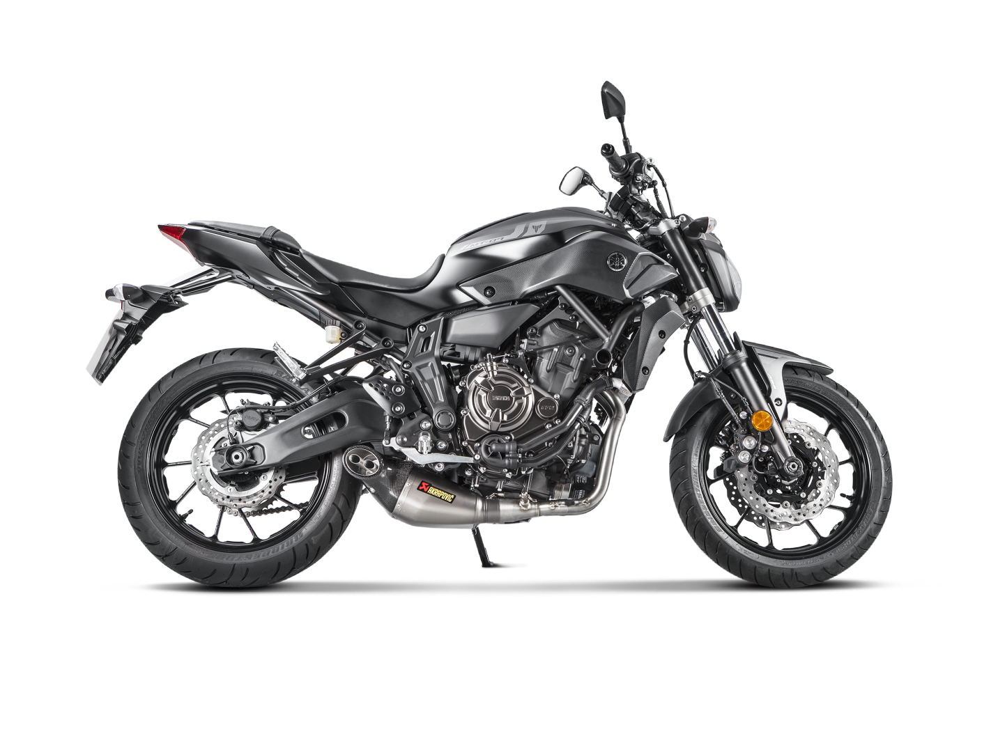 TERMINALE TITANIO OMOLOGATO YAMAHA MT 07 / FZ 07 TRACER 700 / GT XSR 700 / XTRIB - AKRAPOVIC immagine 2