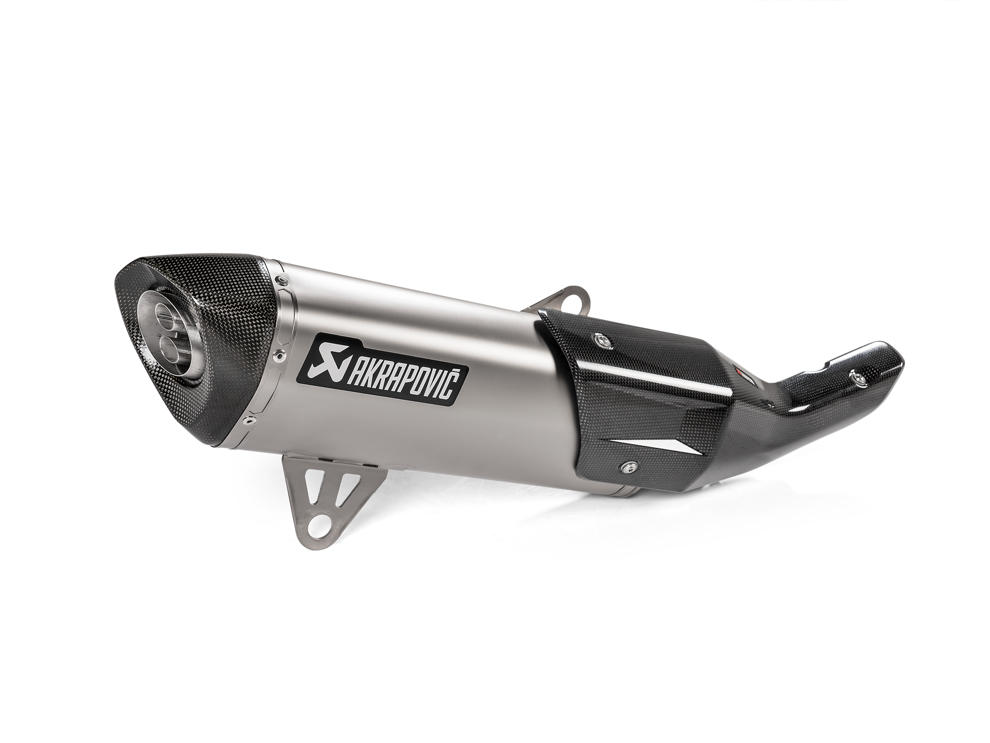 AKRAPOVIC TERMINALE TITANIO OMOLOGATO BMW C 400 X 2018-20 - AKRAPOVIC