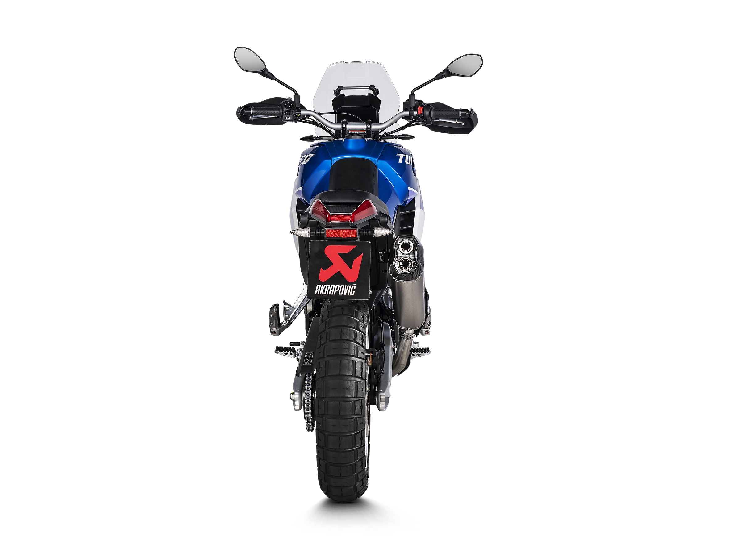 AKRAPOVIC TERMINALE TITANIO OMOLOGATO APRILIA TUAREG 660 2022-24 - AKRAPOVIC immagine 4