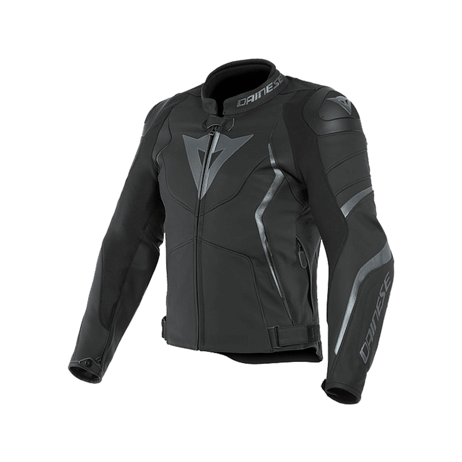 GIACCA DA MOTO IN PELLE DAINESE AVRO 4 NERA/GRIGIA - Sestamarcia Racing Part Italia S.r.l.
