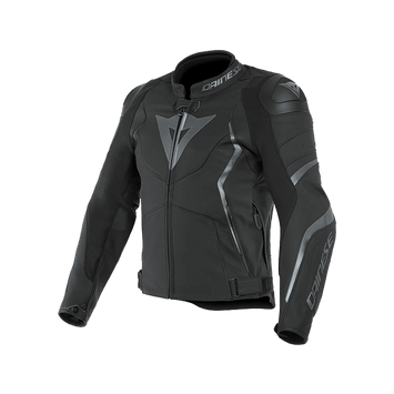 GIACCA DA MOTO IN PELLE DAINESE AVRO 4 NERA/GRIGIA - Sestamarcia Racing Part Italia S.r.l.
