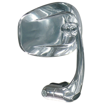 FAR MOTORCYCLE MIRROR BAR END UNIVERSAL REAR VIEW CHROME ELEGANCE LEFT/RIGHT