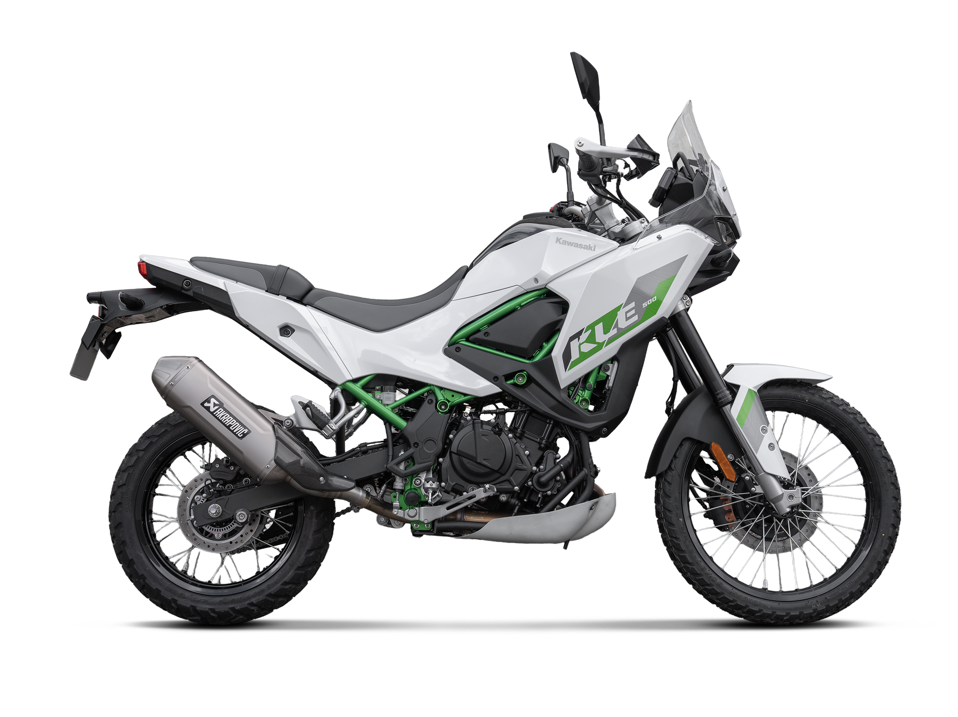 AKRAPOVIC TERMINALE TITANIO KAWASAKI KLE 500 2026 - AKRAPOVIC immagine 2