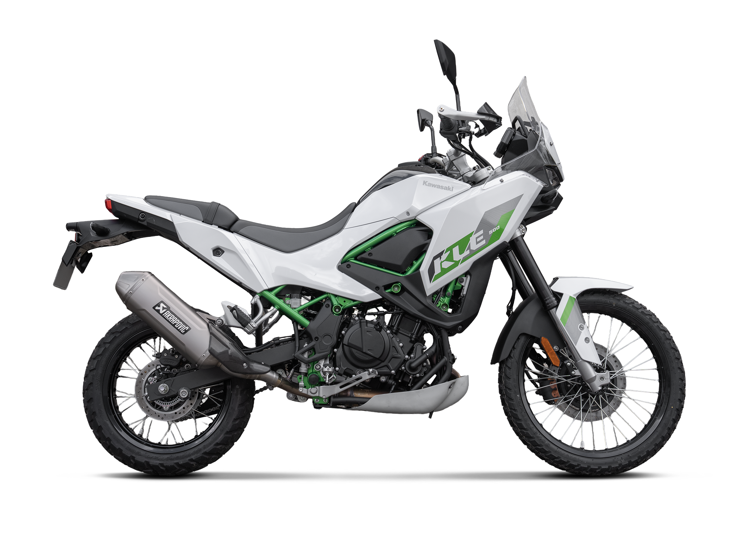 AKRAPOVIC TERMINALE TITANIO KAWASAKI KLE 500 2026 - AKRAPOVIC immagine 2