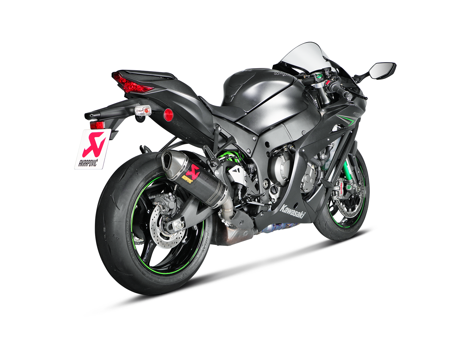 AKRAPOVIC TERMINALE CARBONIO OMOLOGATO KAWASAKI NINJA ZX 10R / 10RR / SE 2016-20 - AKRAPOVIC immagine 3