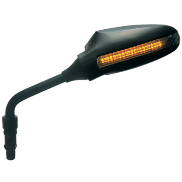 FAR BLACK LEFT MOTORCYCLE MIRROR WITH LED DUCATI MONSTER/MULTISTRADA/HYPERMOTARD